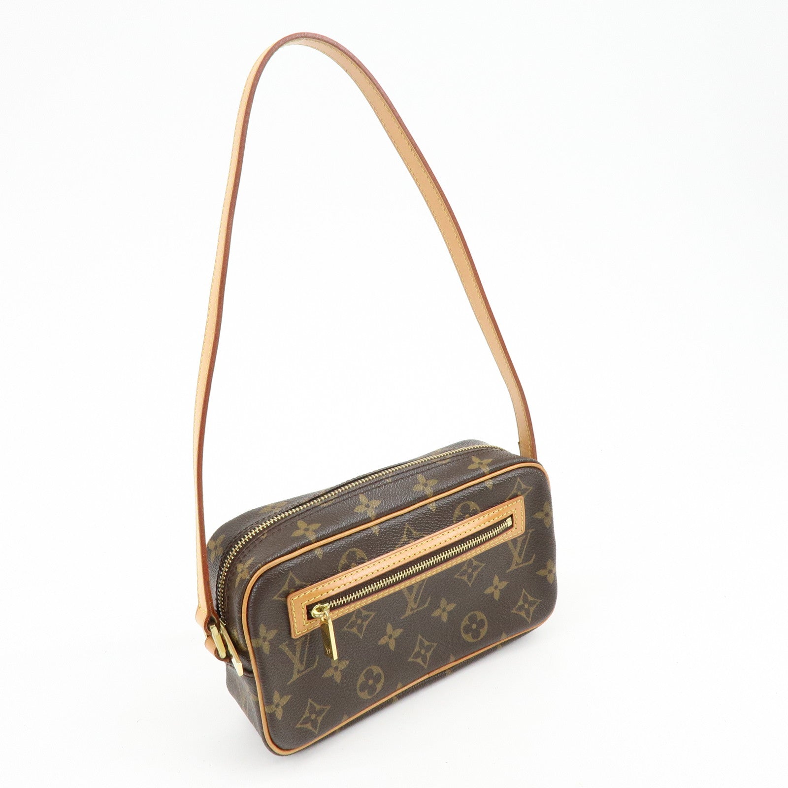 Louis Vuitton Monogram Pochette Cite Shoulder Bag Brown M51183