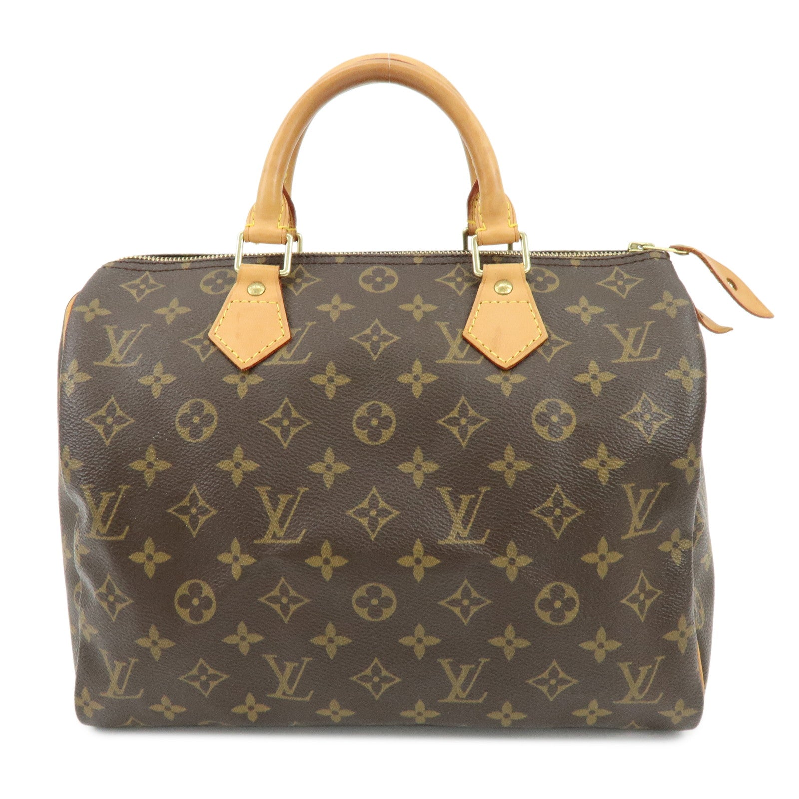 Louis Vuitton Monogram Speedy 30 Boston Bag Hand Bag Brown M41526