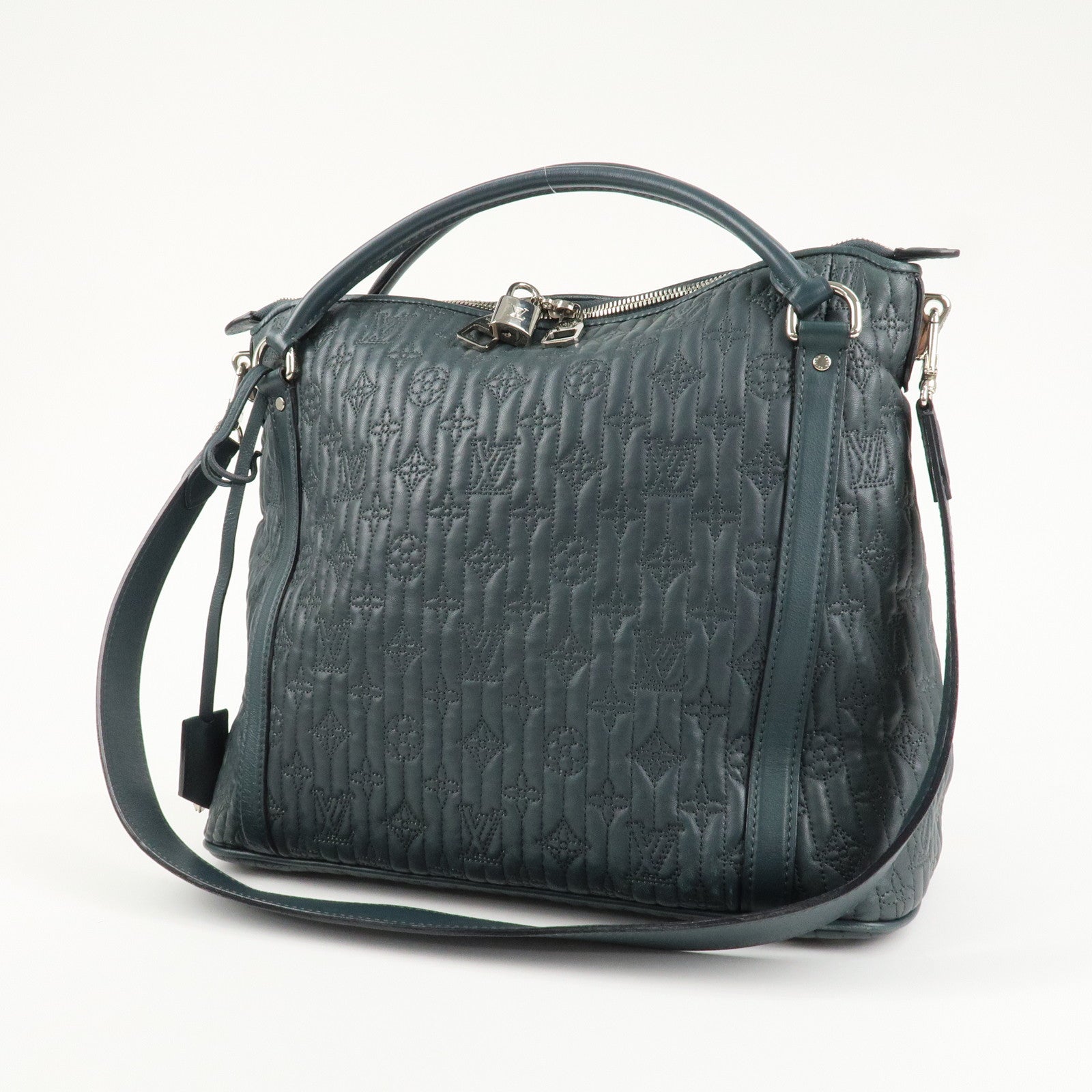 Louis Vuitton Monogram Antia Ixia MM Hand Bag Shoulder Bag Used