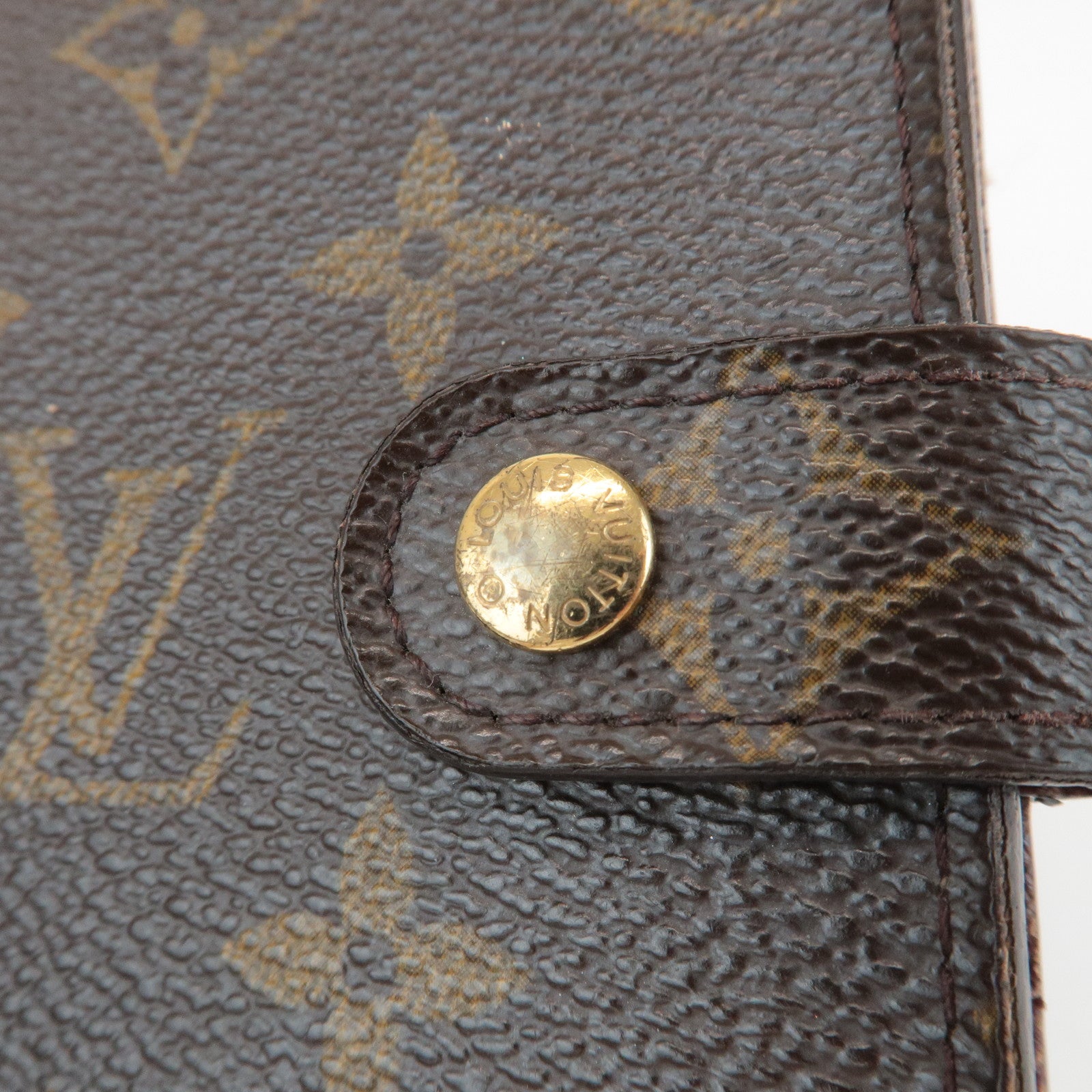 Louis Vuitton Monogram Agenda PM Planner Cover Brown R20005