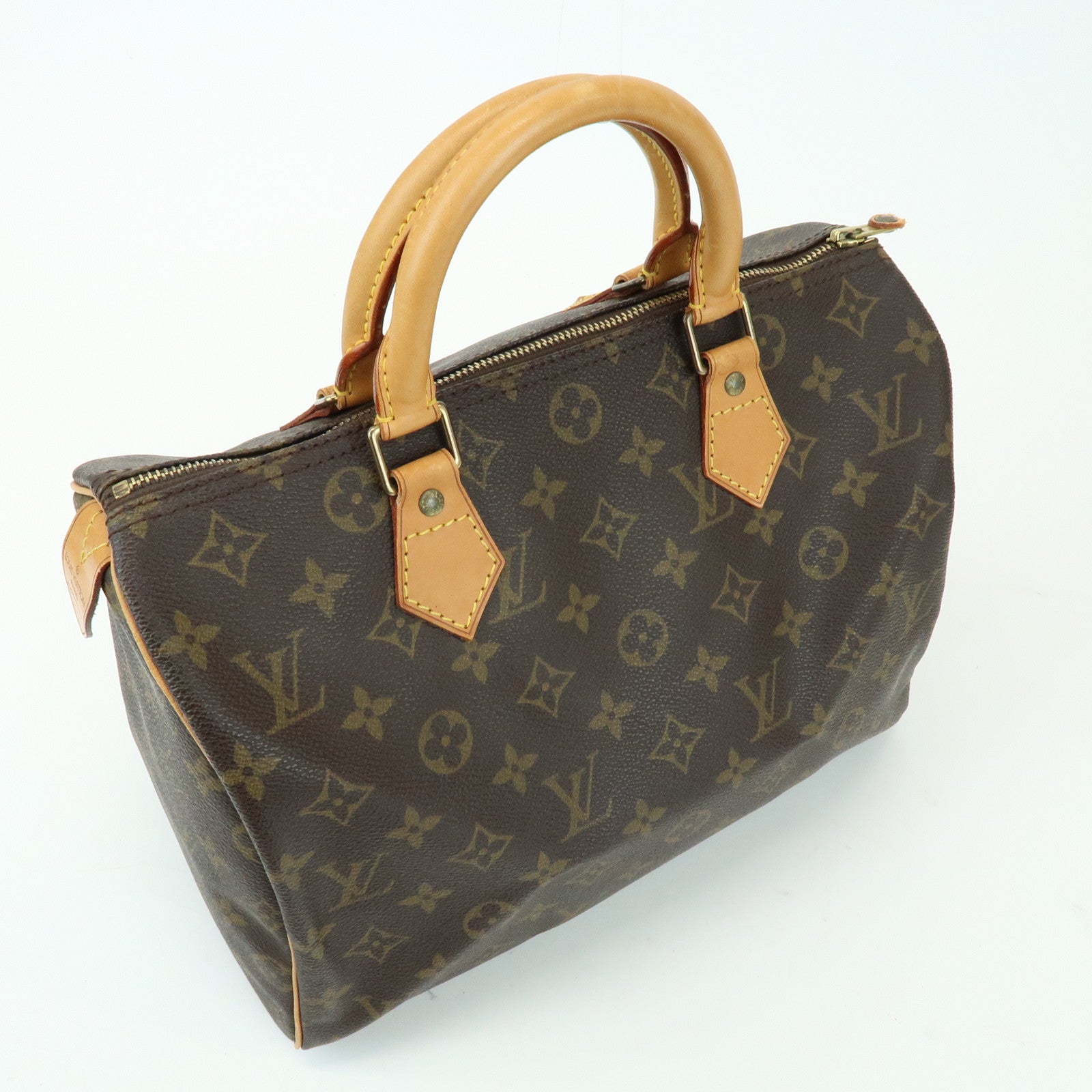 Louis Vuitton Monogram Speedy 30 Boston Bag Hand Bag Brown M41526
