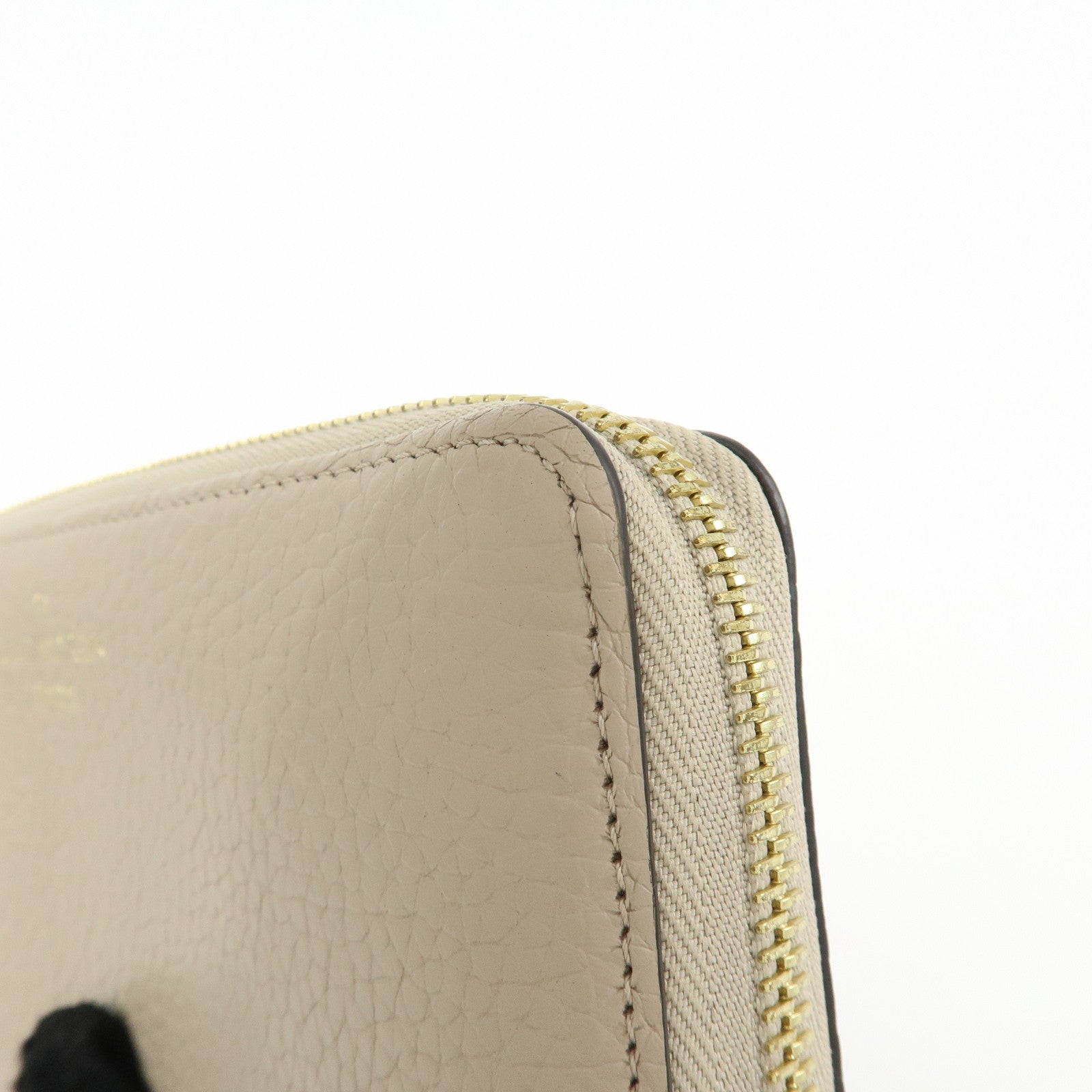 Louis Vuitton Portefeuille Comete Leather Long Wallet Greige M63104