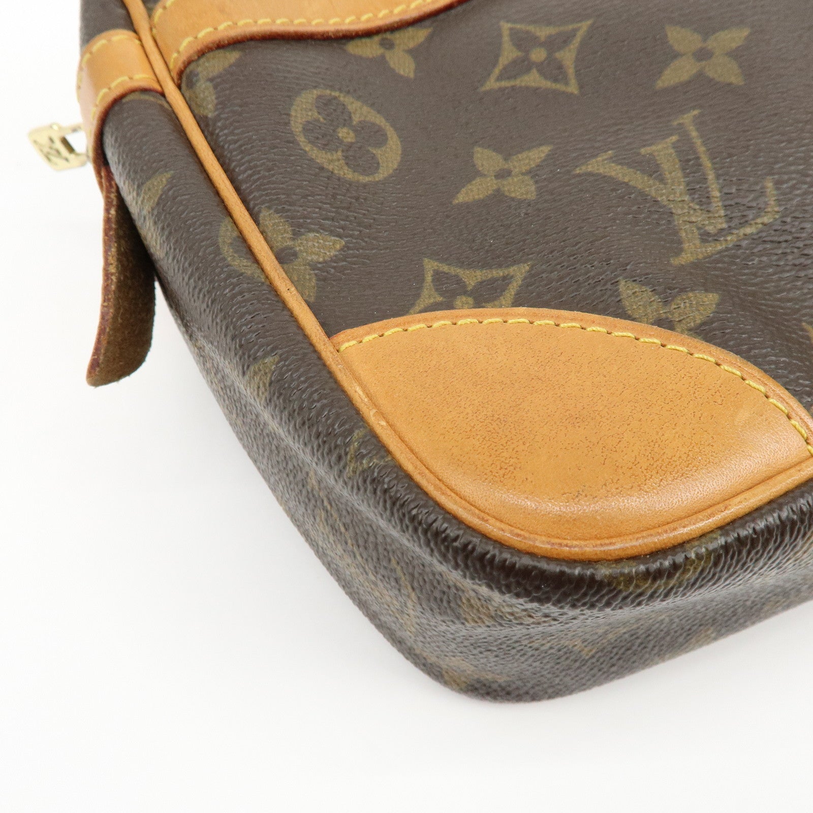 Louis Vuitton Monogram Compiegne 28 Pouch Clutch Bag Brown M51845