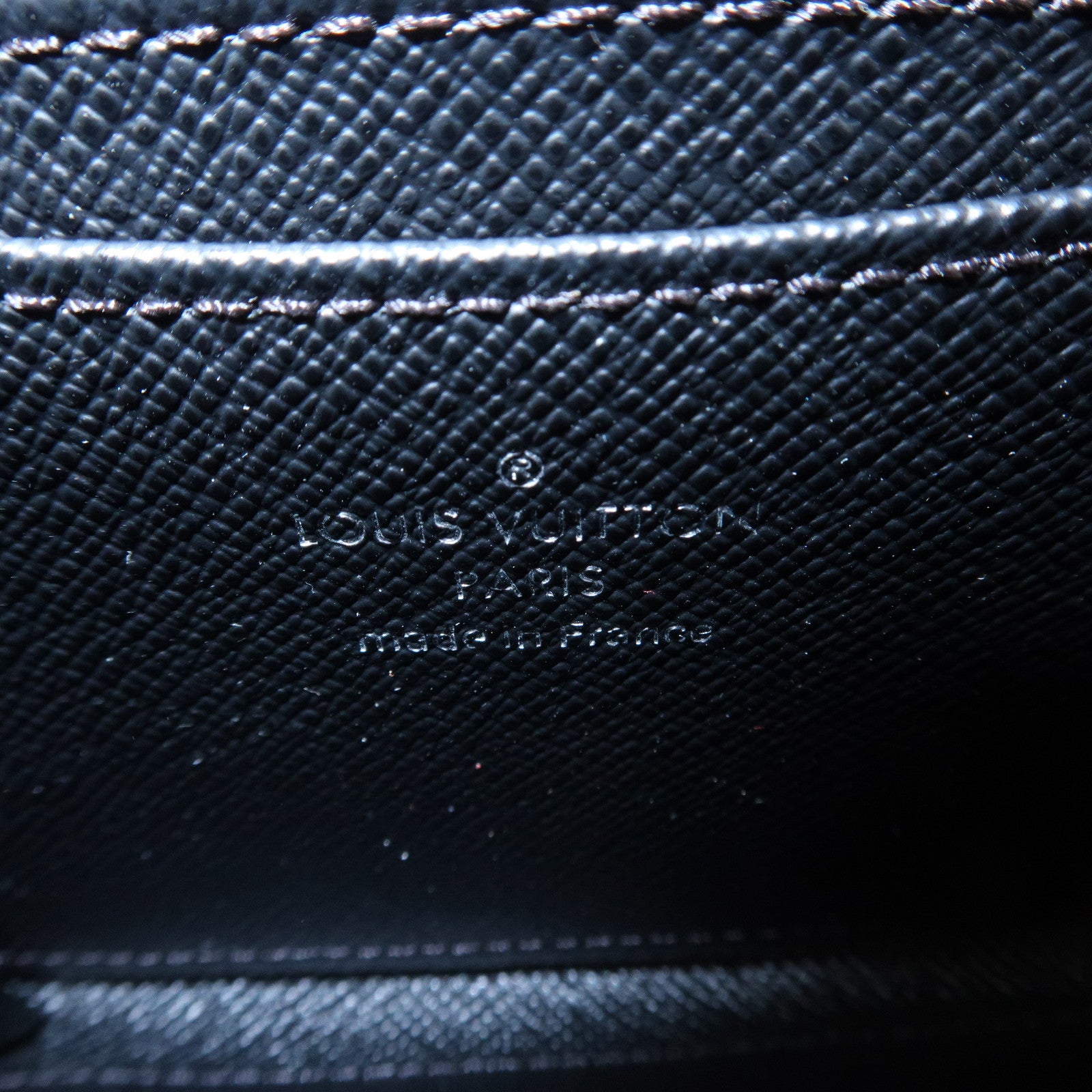Louis Vuitton Epi Leather Zippy Coin Case Wallet Noir M60152