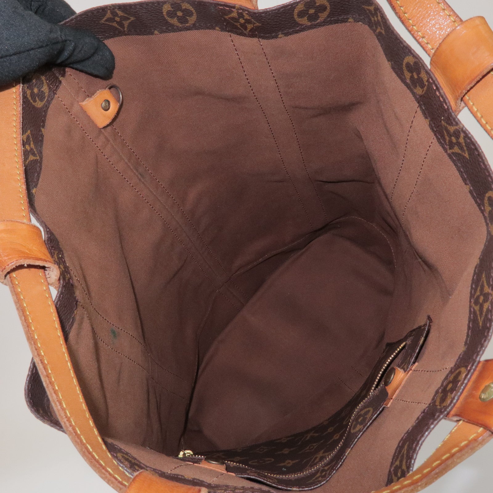 Louis Vuitton Monogram Randonnee GM Shoulder Bag Brown M42244