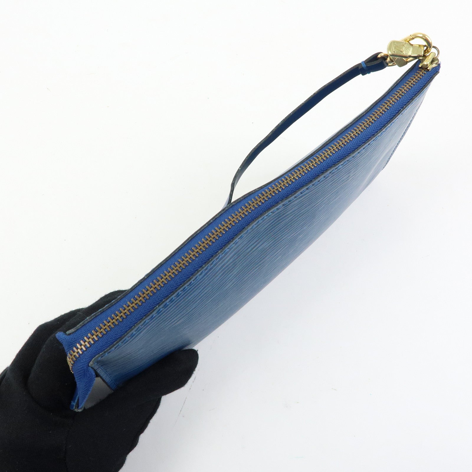 Louis Vuitton Epi Pochette Accessoires Pouch Toledo Blue M52945
