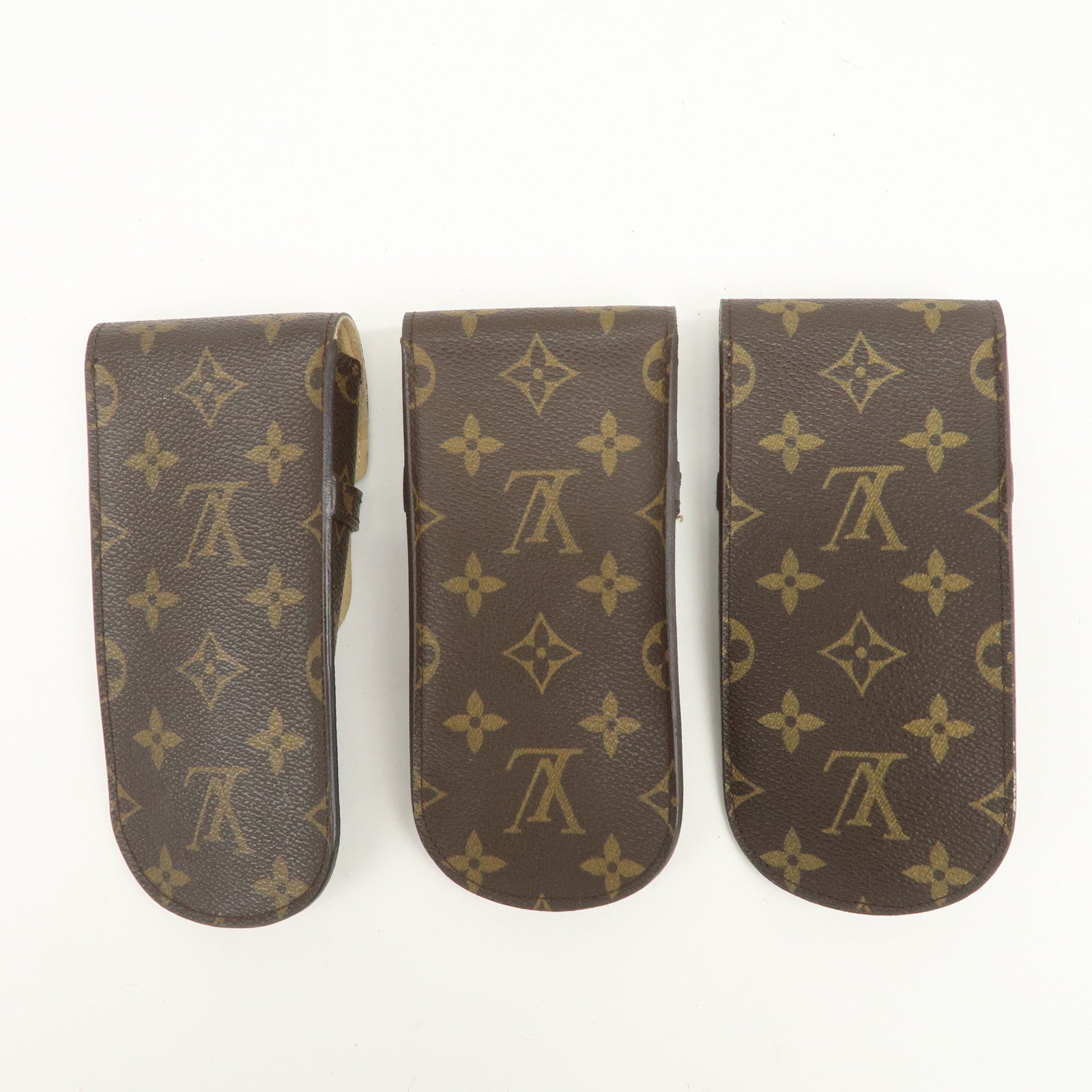 Louis Vuitton Monogram Canvas Set of 3 Glasses Case M62970