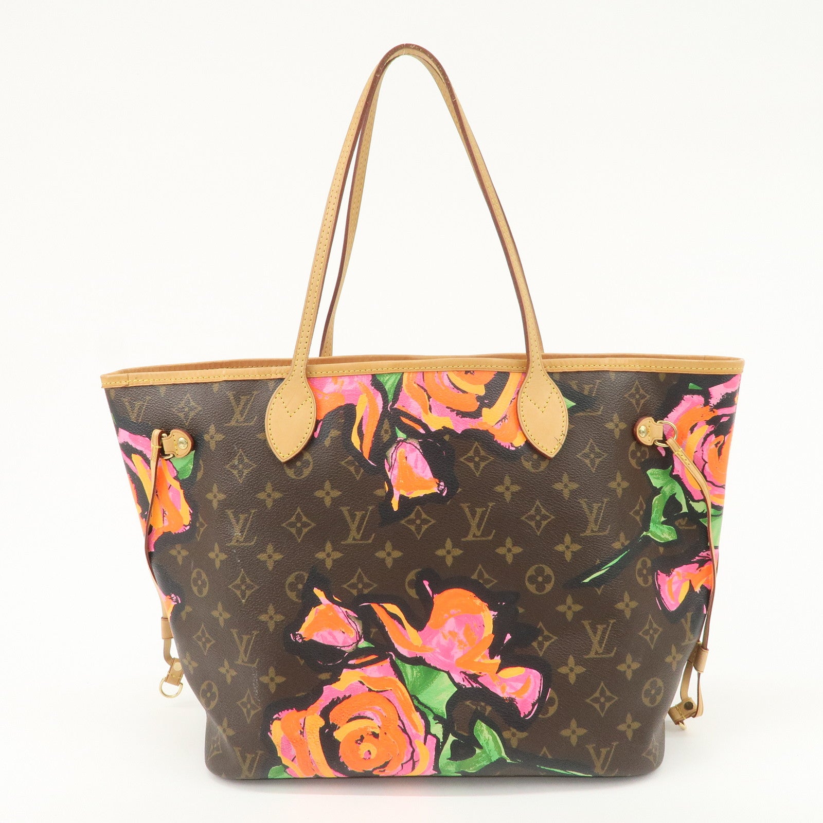 Louis Vuitton Monogram Rose Neverfull MM Tote Shoulder Bag M48613