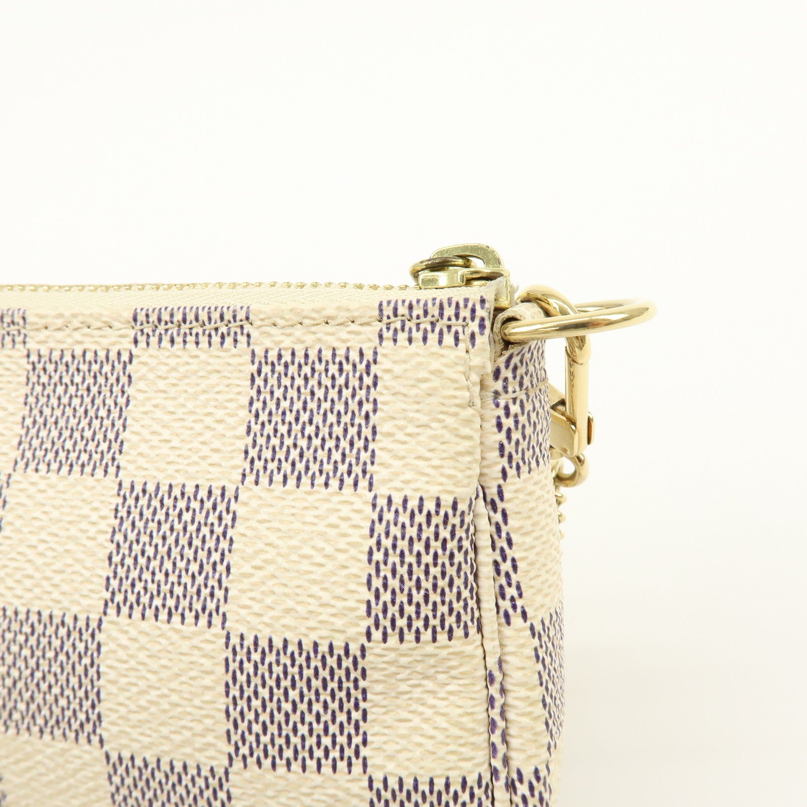 Louis Vuitton Damier Azur Mini Pochette Accesoire Pouch N58010