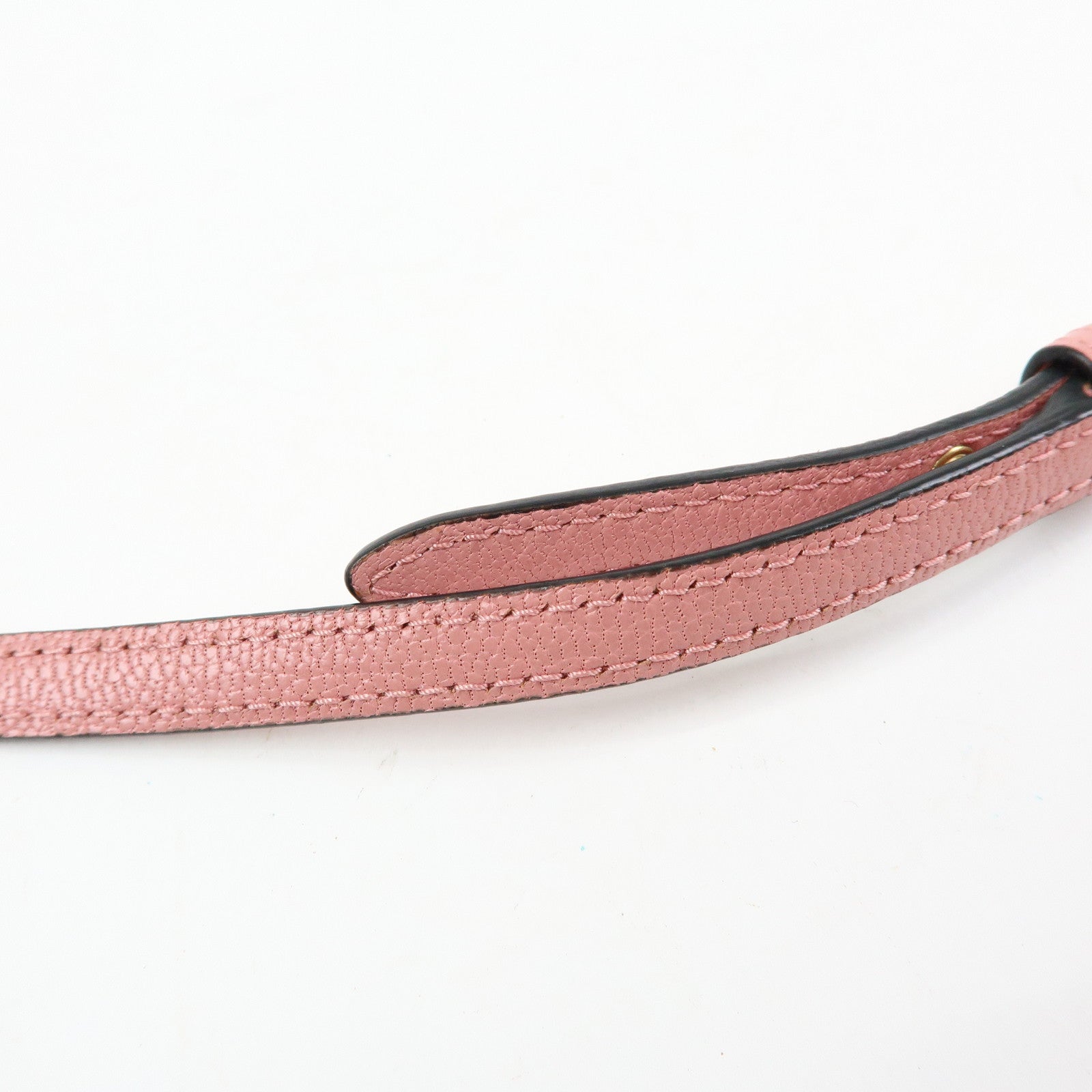 MIU MIU Madras Leather 2Way Clutch Bag Shoulder Bag Pink 5ZH044