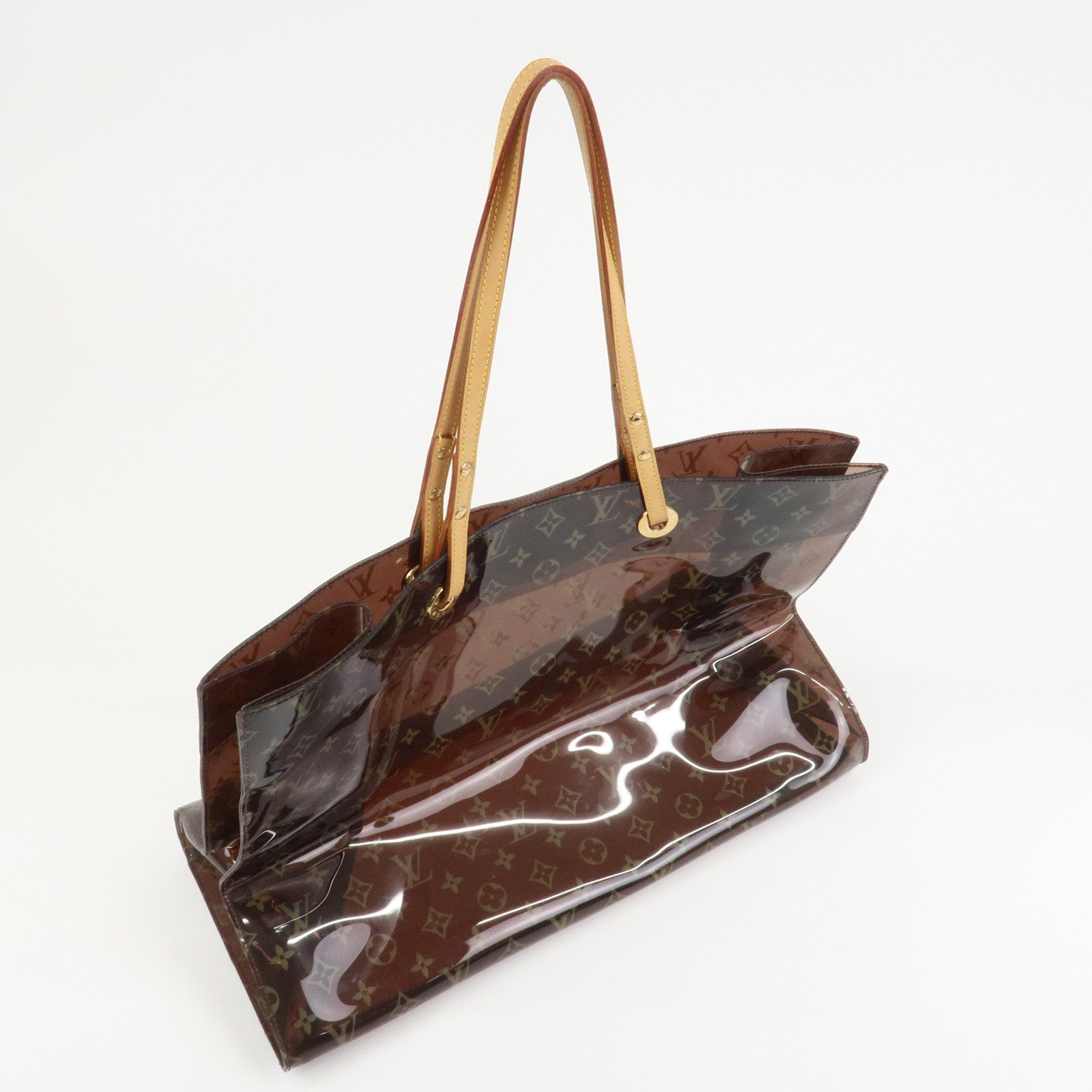 Louis Vuitton Monogram Cabas Cruise Vinyl Tote Bag Brown M50500