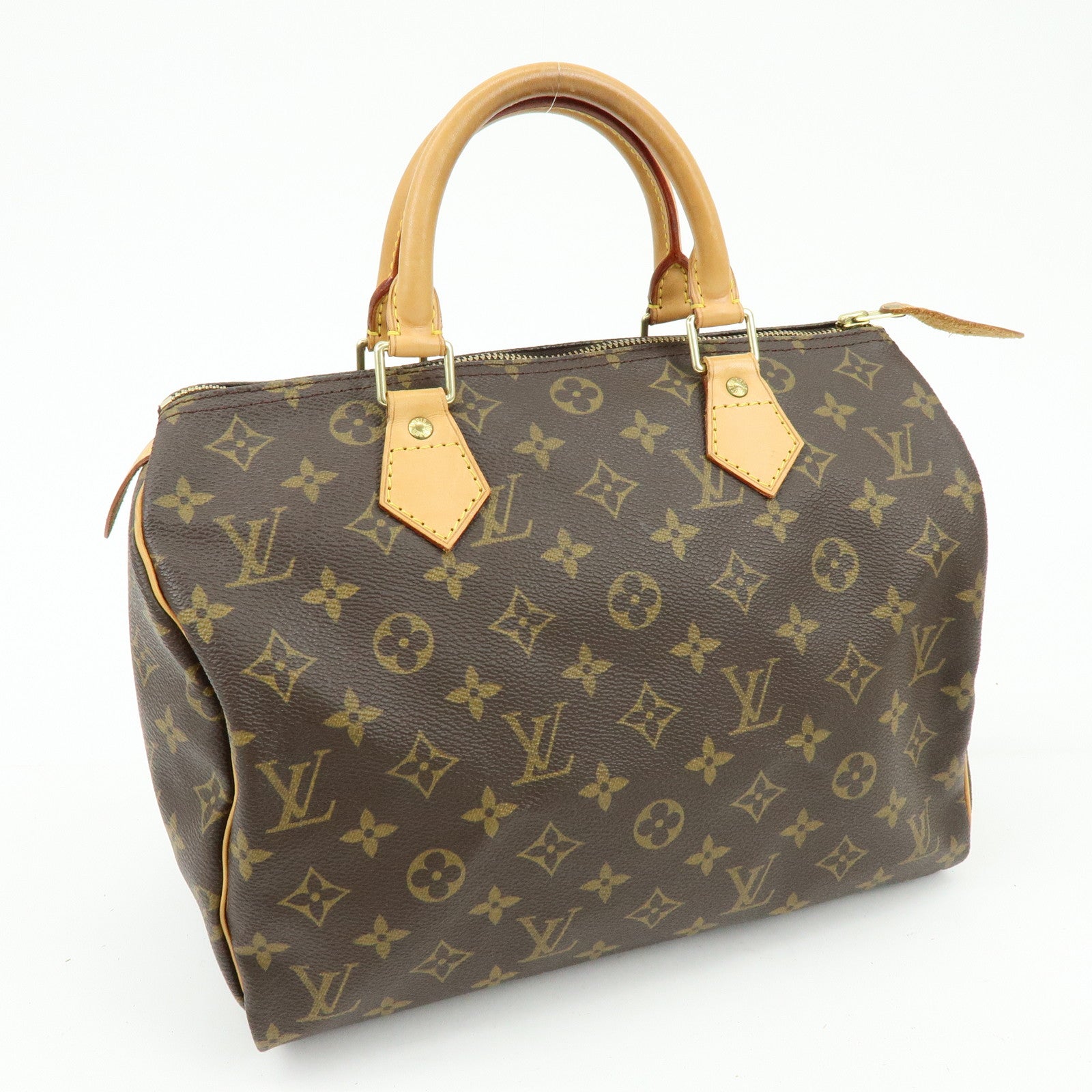 Louis Vuitton Monogram Speedy 30 Boston Bag Hand Bag Brown M41526
