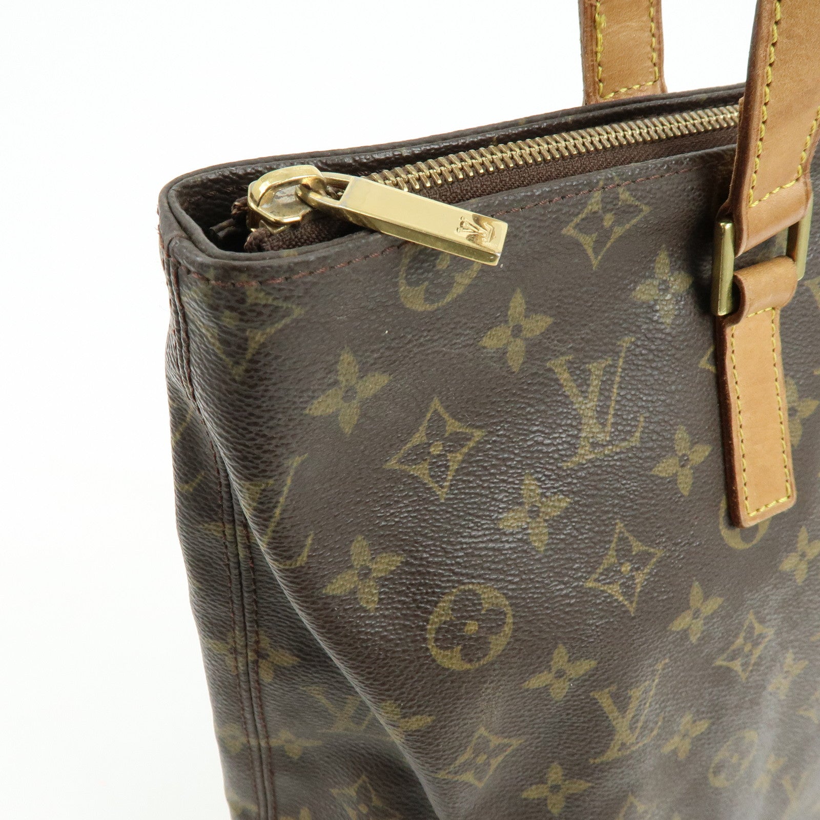 Louis Vuitton Monogram Cabas Mezzo Tote Bag Shoulder Bag M51151