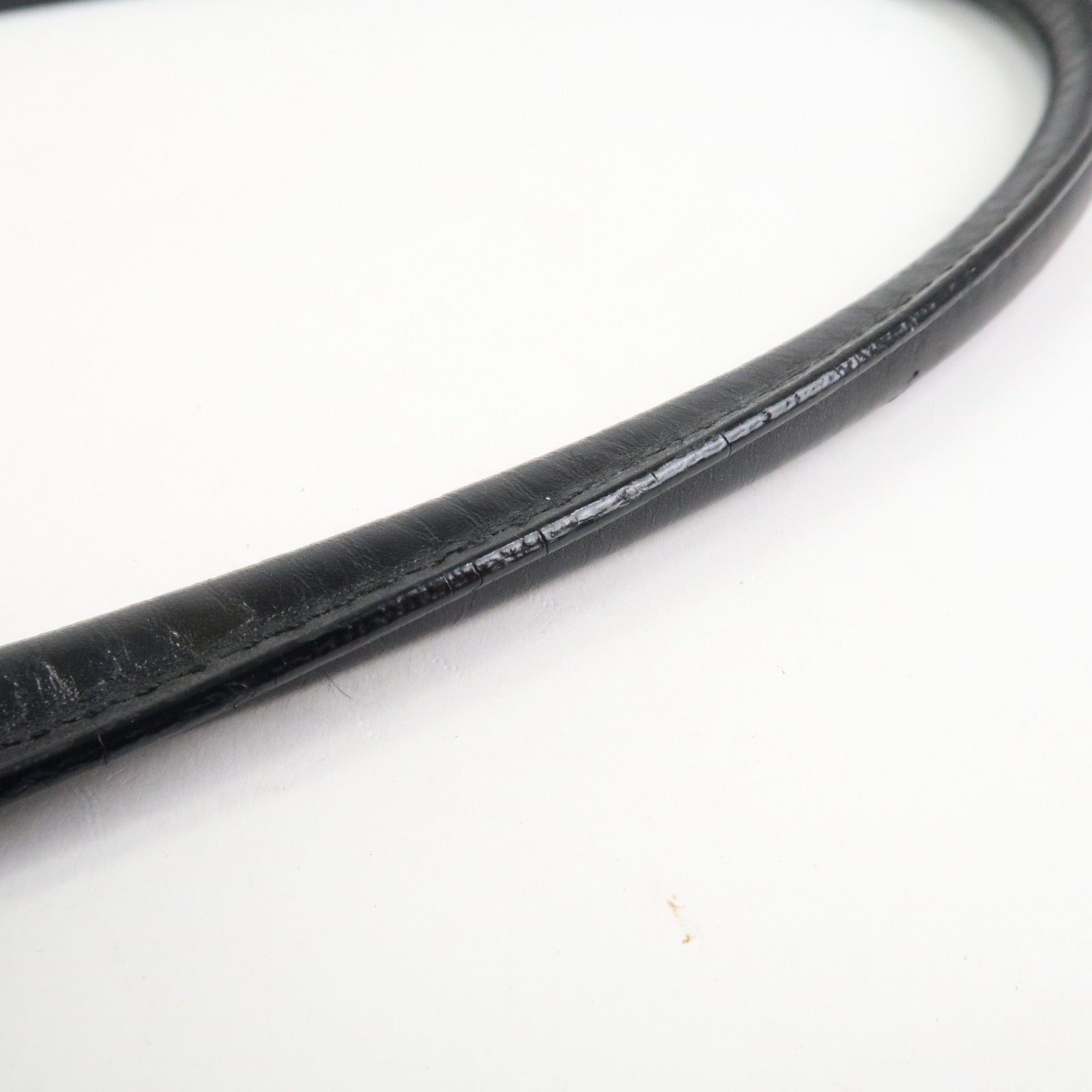 GUCCI Micro Guccissima Leather Hand Bag Black 022.1115