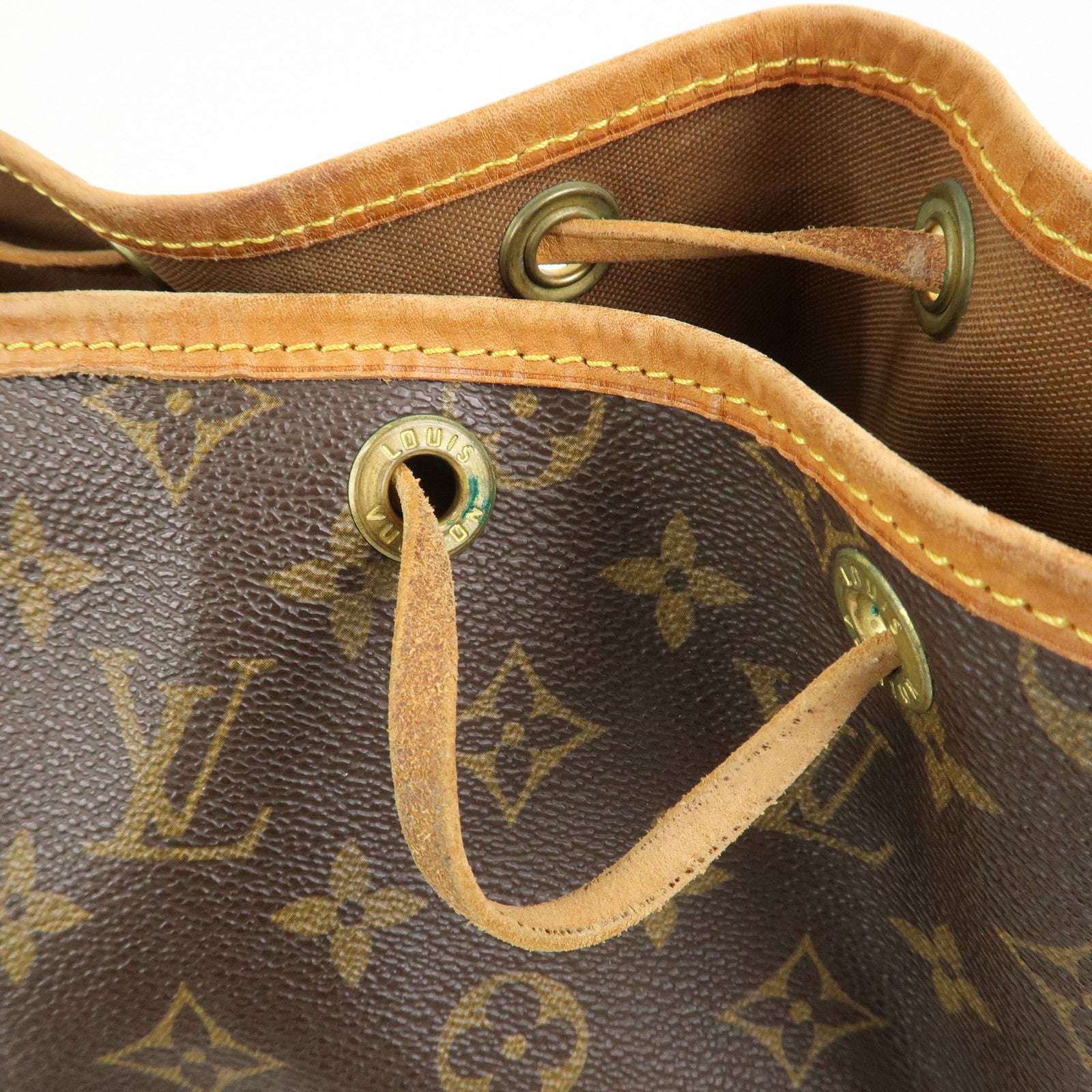 Louis Vuitton Monogram Noe Shoulder Bag Hand Bag Brown M42224