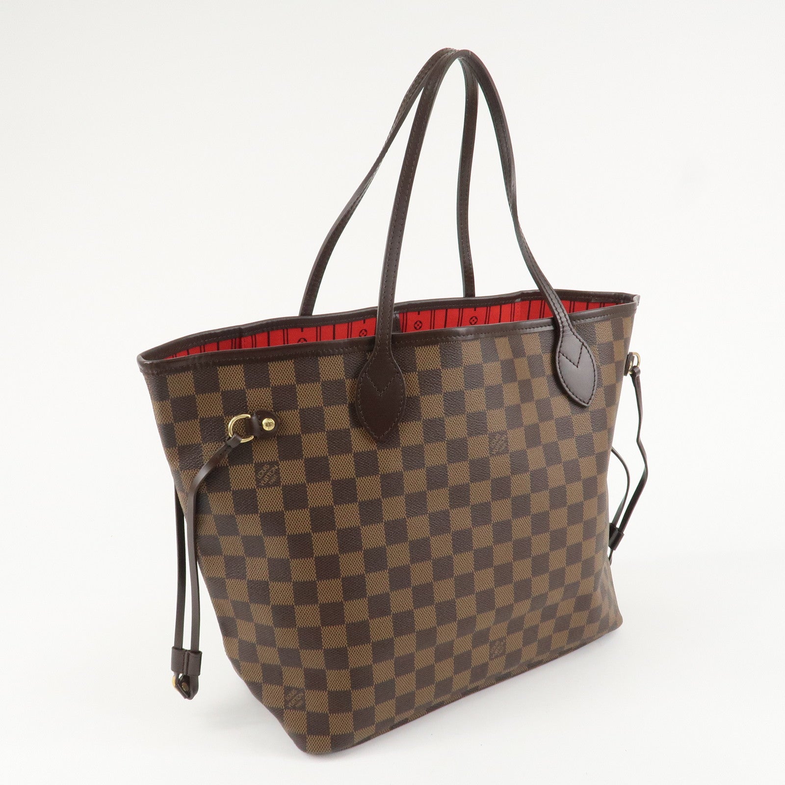 Louis Vuitton Damier Neverfull MM Tote Bag Shoulder Bag N51105 Used