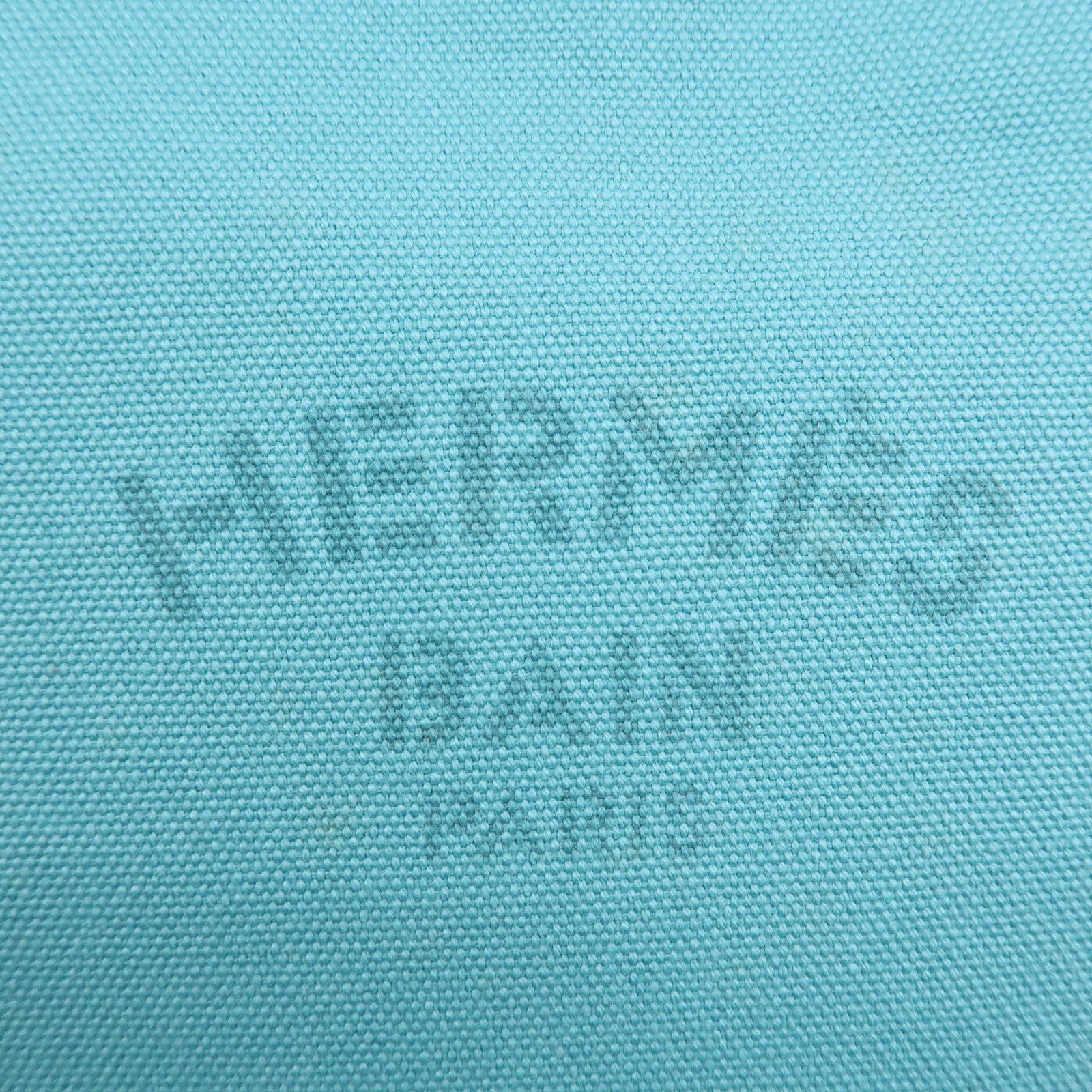 HERMES Bain Yachting Pouch GM Canvas Cosmetic Pouch Blue