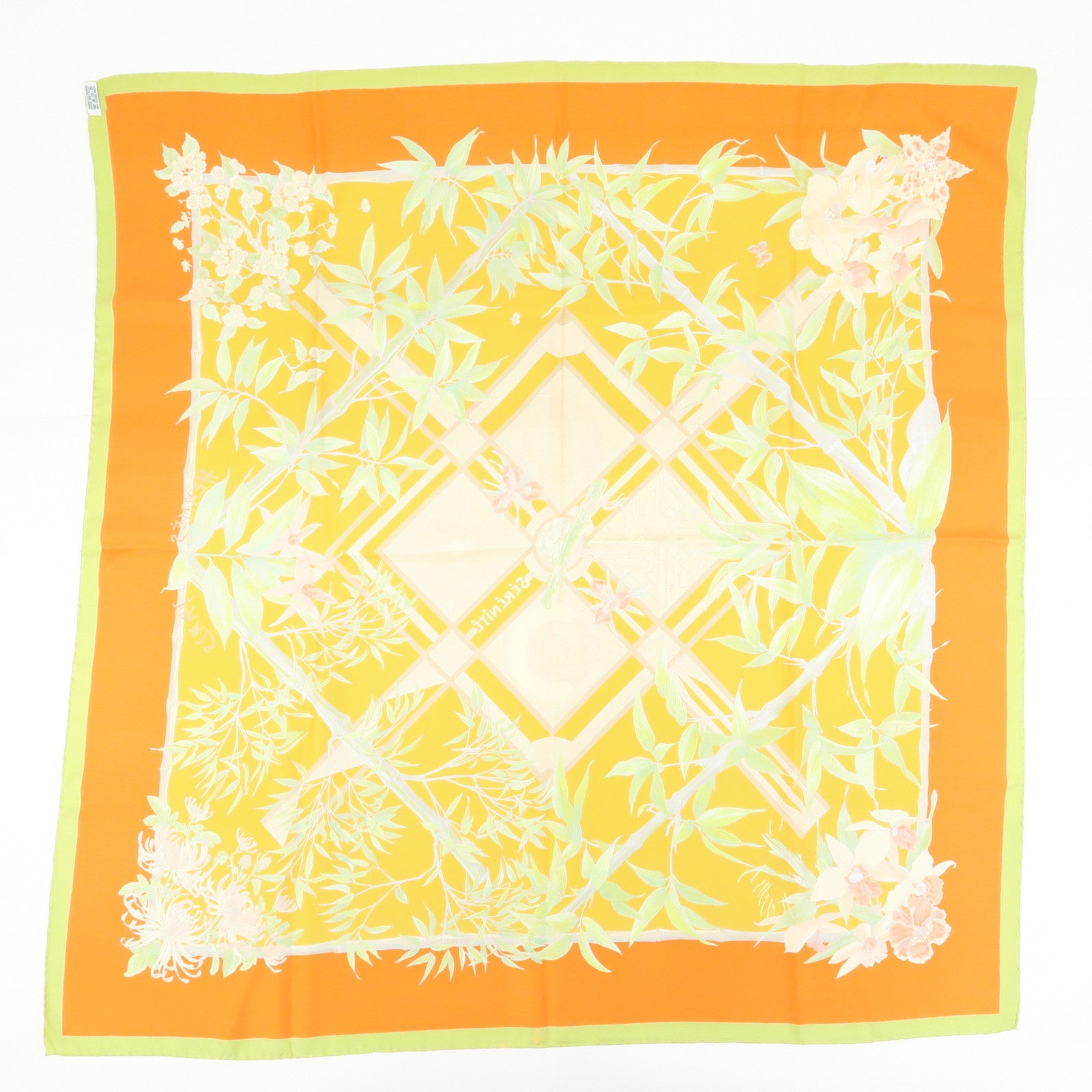 HERMES Carre 90 Set of 2 Silk 100% Scarf au gre du vent SERENITE