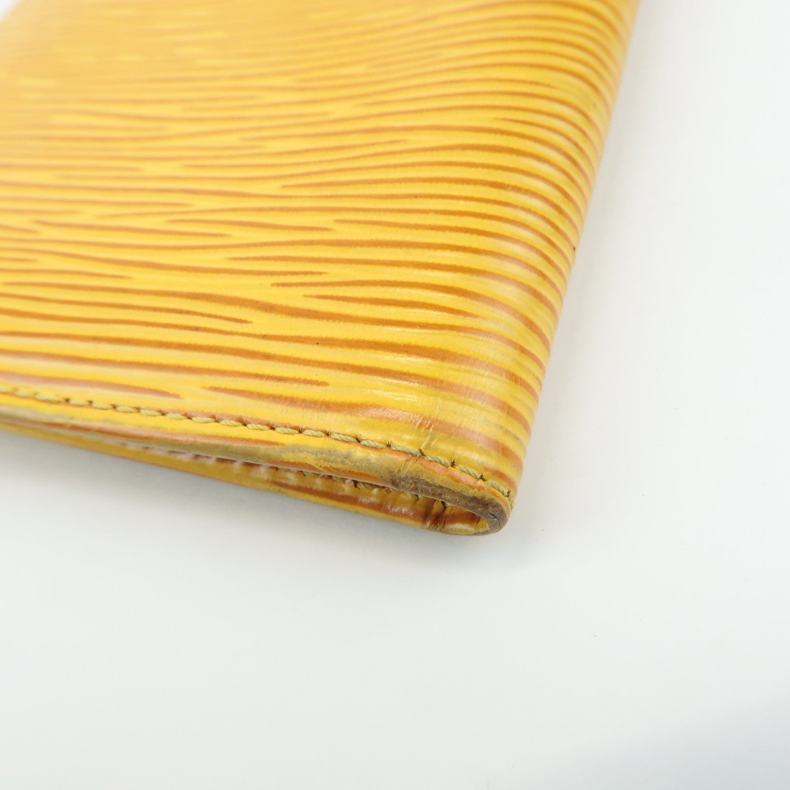 Louis Vuitton Set of 3 Epi Leather Wallet Blue Yellow M63319/M63315 Used