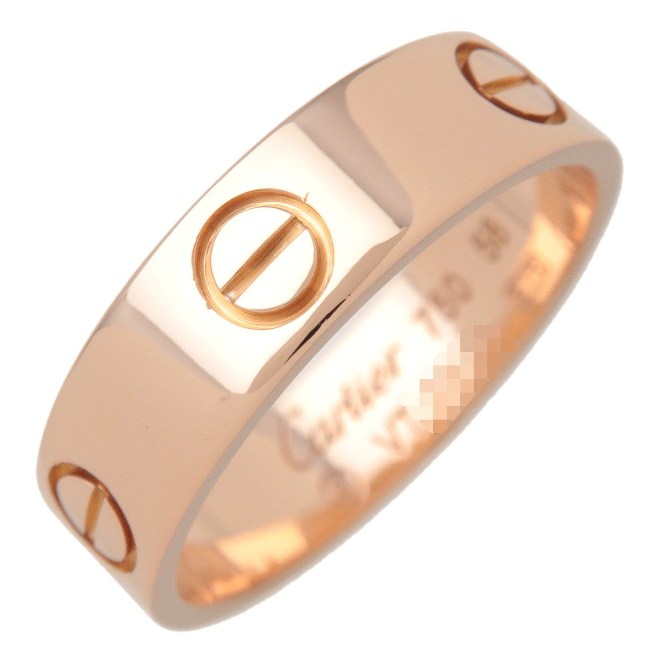 Cartier Love Ring K18 750PG #58 Rose Gold US8.5 EU58 HK18.5