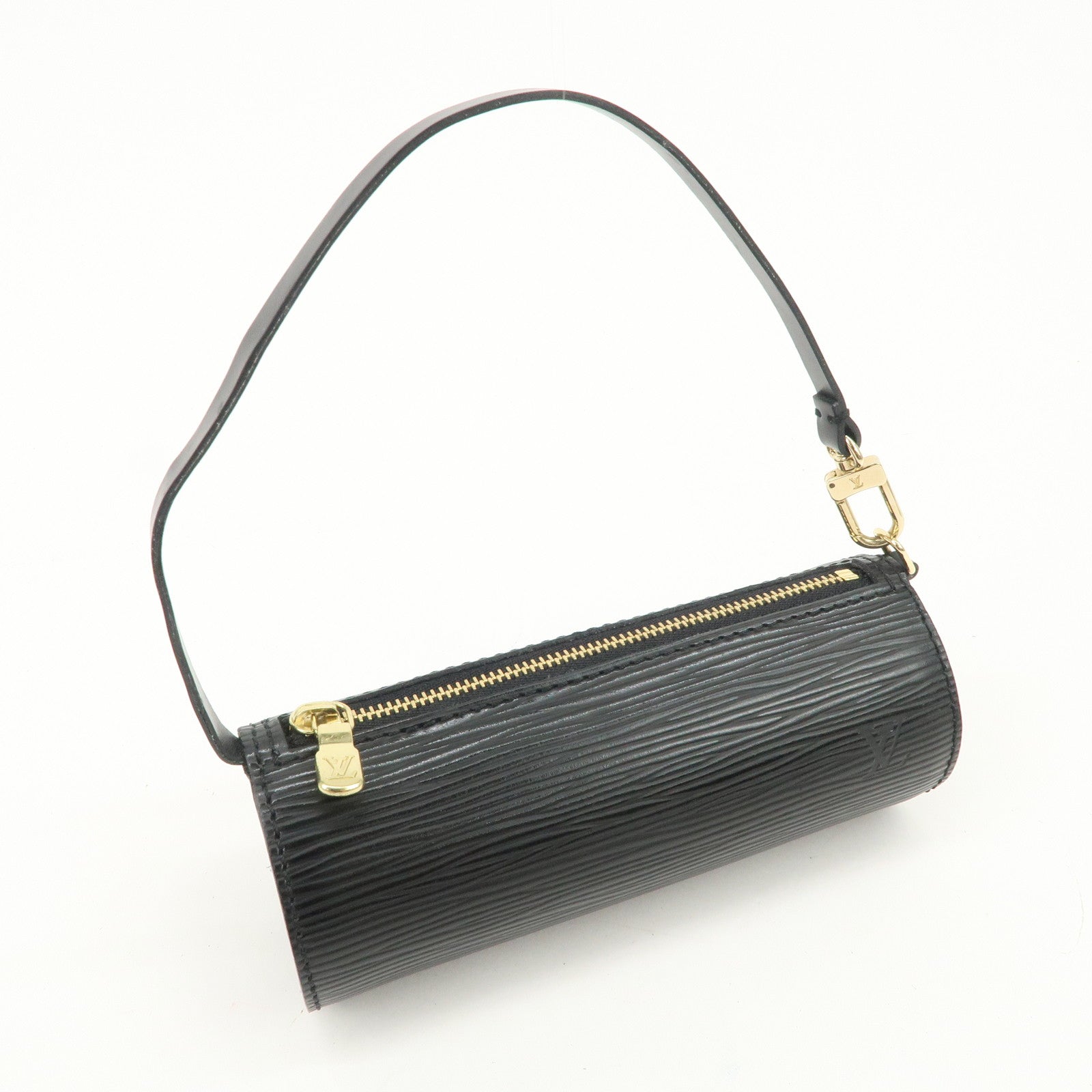 Louis Vuitton Epi Mini Pouch For Soufflot Hand Bag Noir