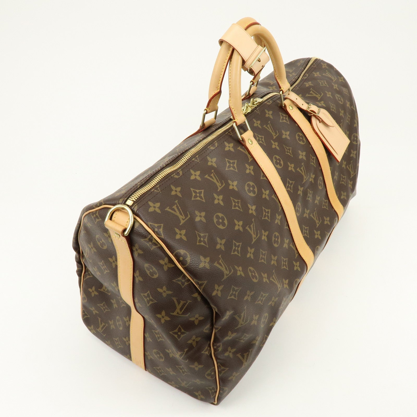 Louis Vuitton Monogram Keep All Bandouliere 55 Boston Bag M41414