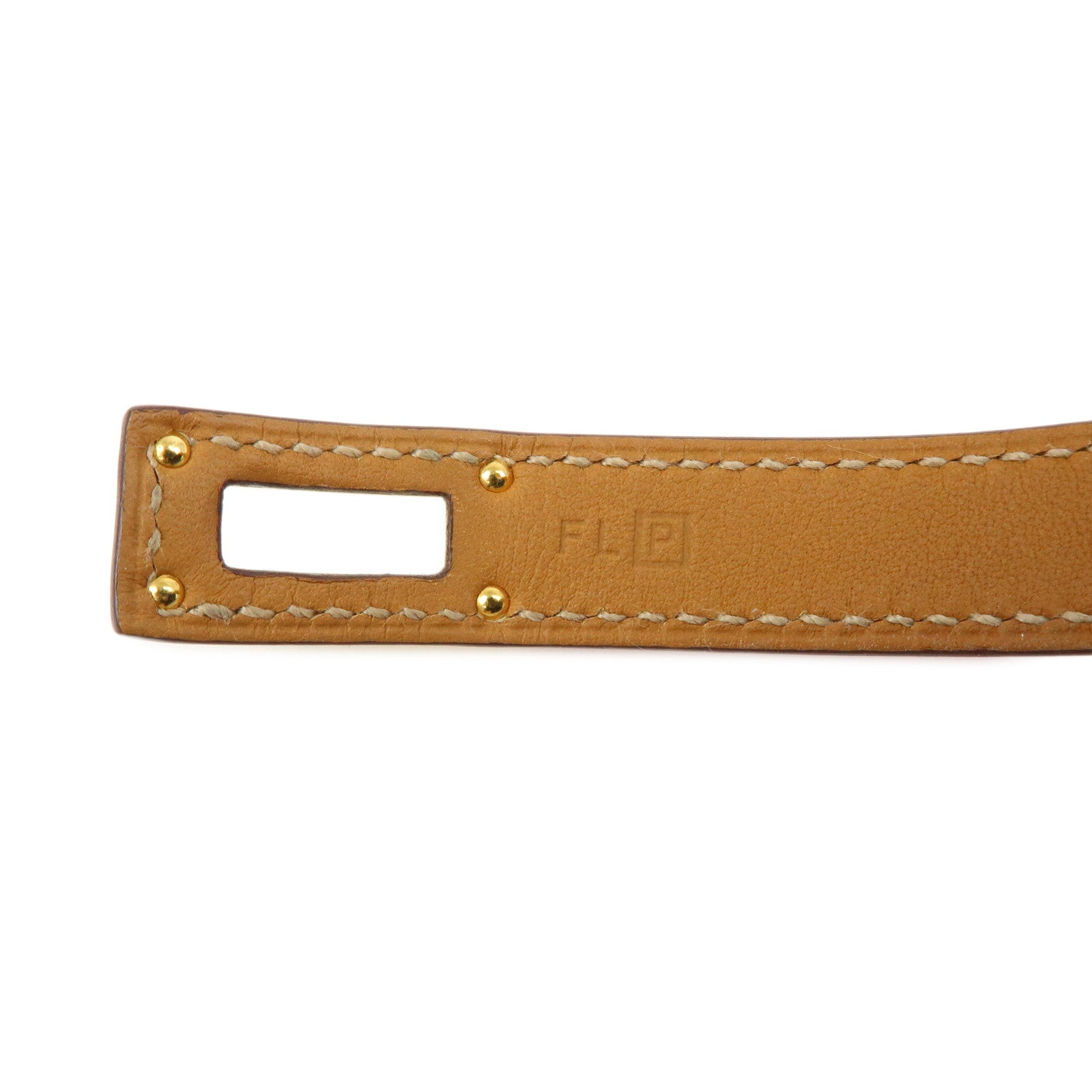 HERMES Mini Kelly Double Tour Leather Bracelet ▢P Stamped Size S