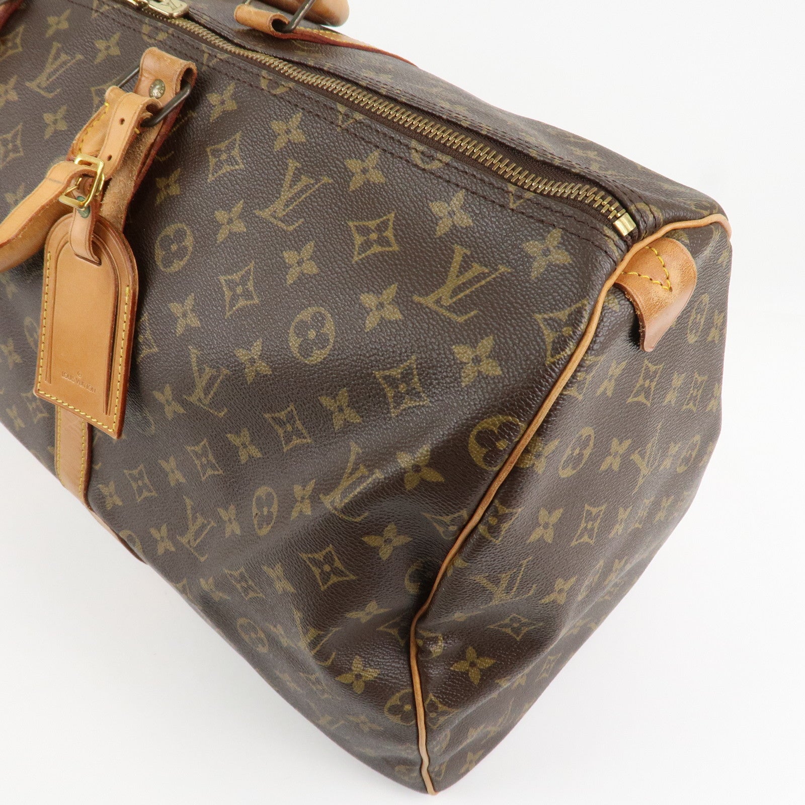 Louis Vuitton Monogram Keep All 55 Boston Bag Travel Bag M41424 Used