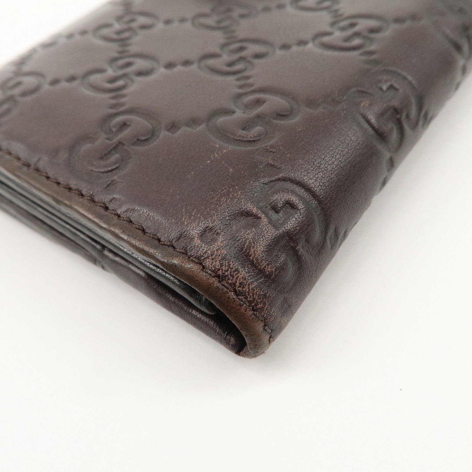 GUCCI Set of 2 GG Marmont Guccissima Leather Wallet 203550 456126 Used