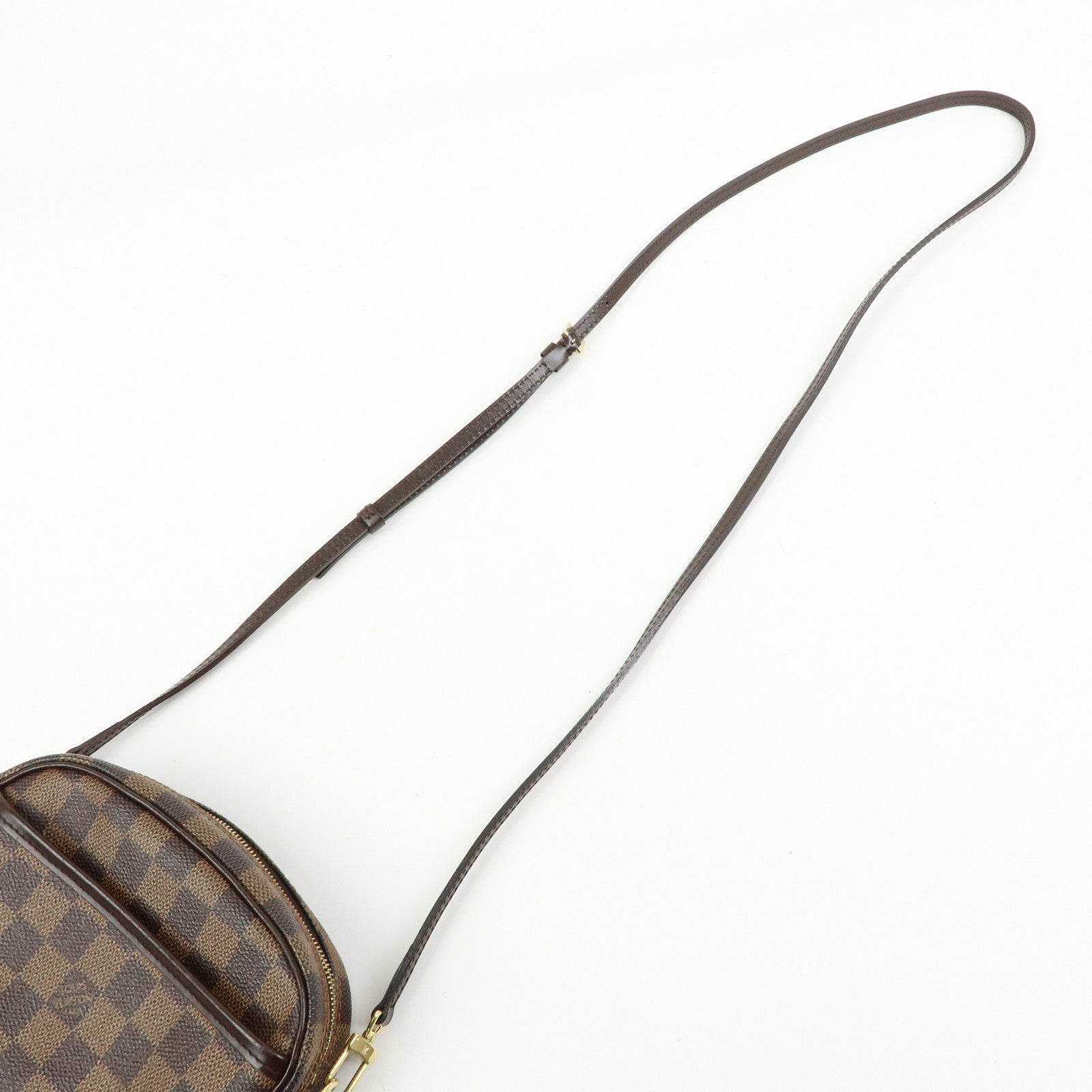 Louis Vuitton Damier Pochette Ipanema Shoulder Bag Ebene N51296