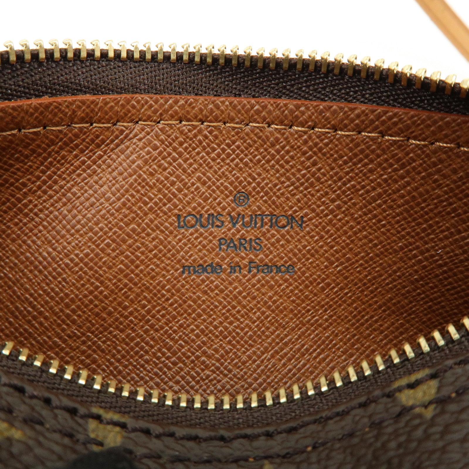 Louis Vuitton Monogram Mini Pouch for Papillon Bag Brown