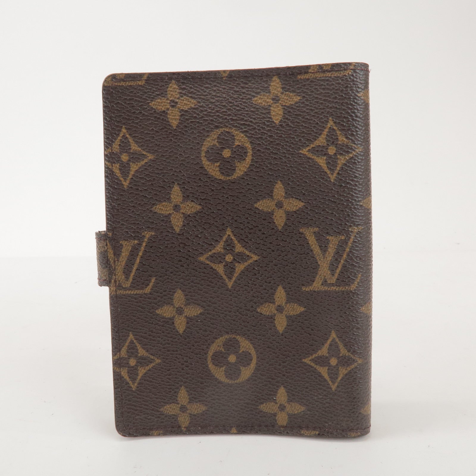 Louis Vuitton Monogram Agenda PM Canvas Planner Cover Brown R20005