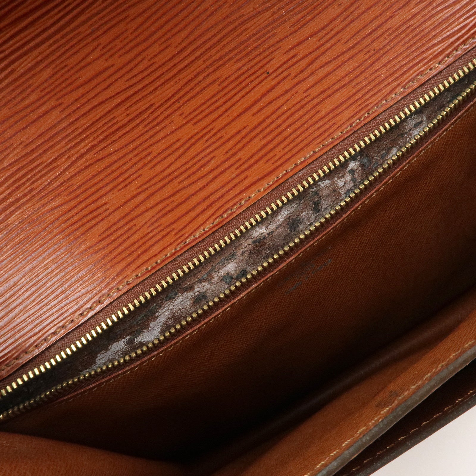 Louis Vuitton Epi Monceau 2way Bag Hand Bag Kenya Brown M52123