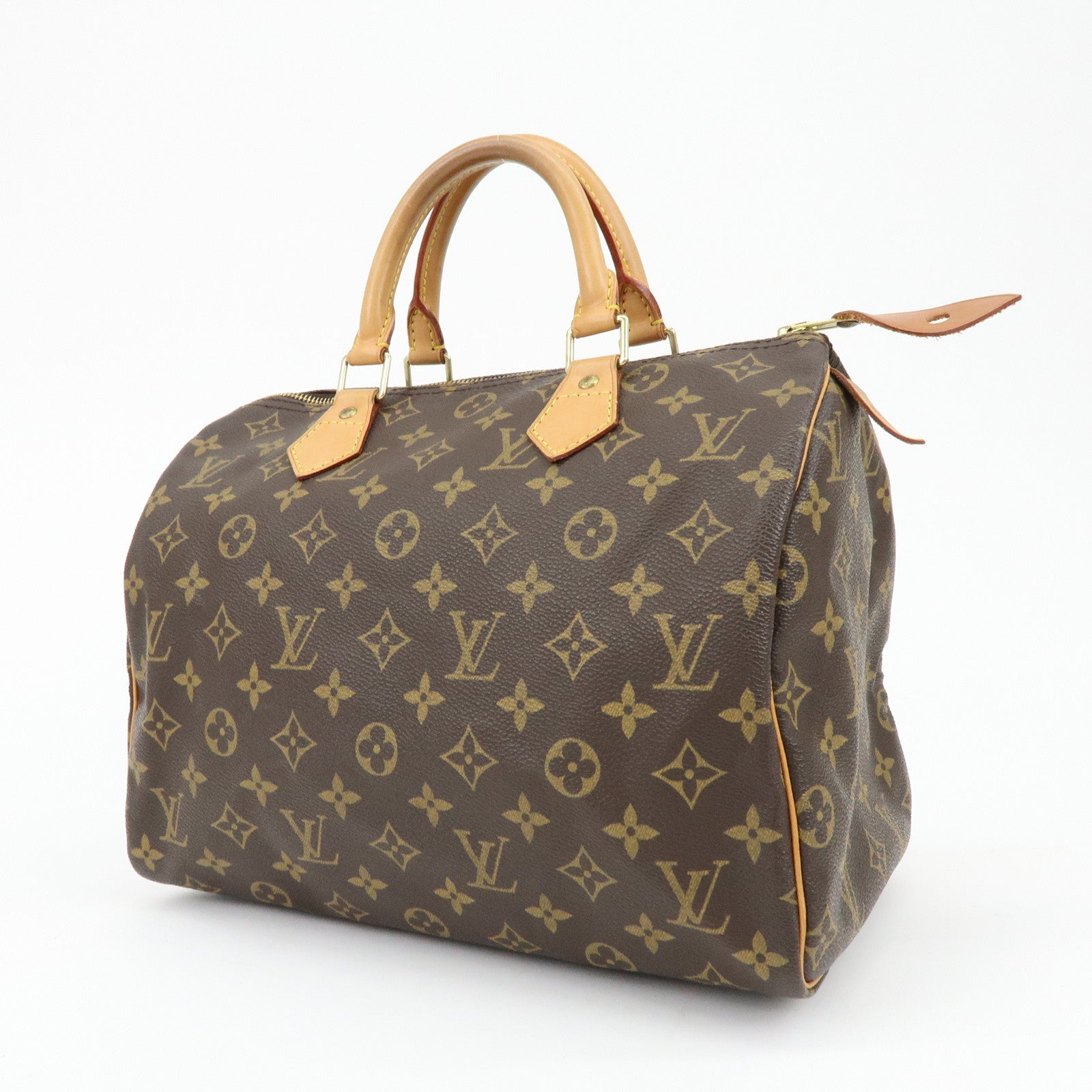 Louis Vuitton Monogram Speedy 30 Boston Bag Hand Bag Brown M41526