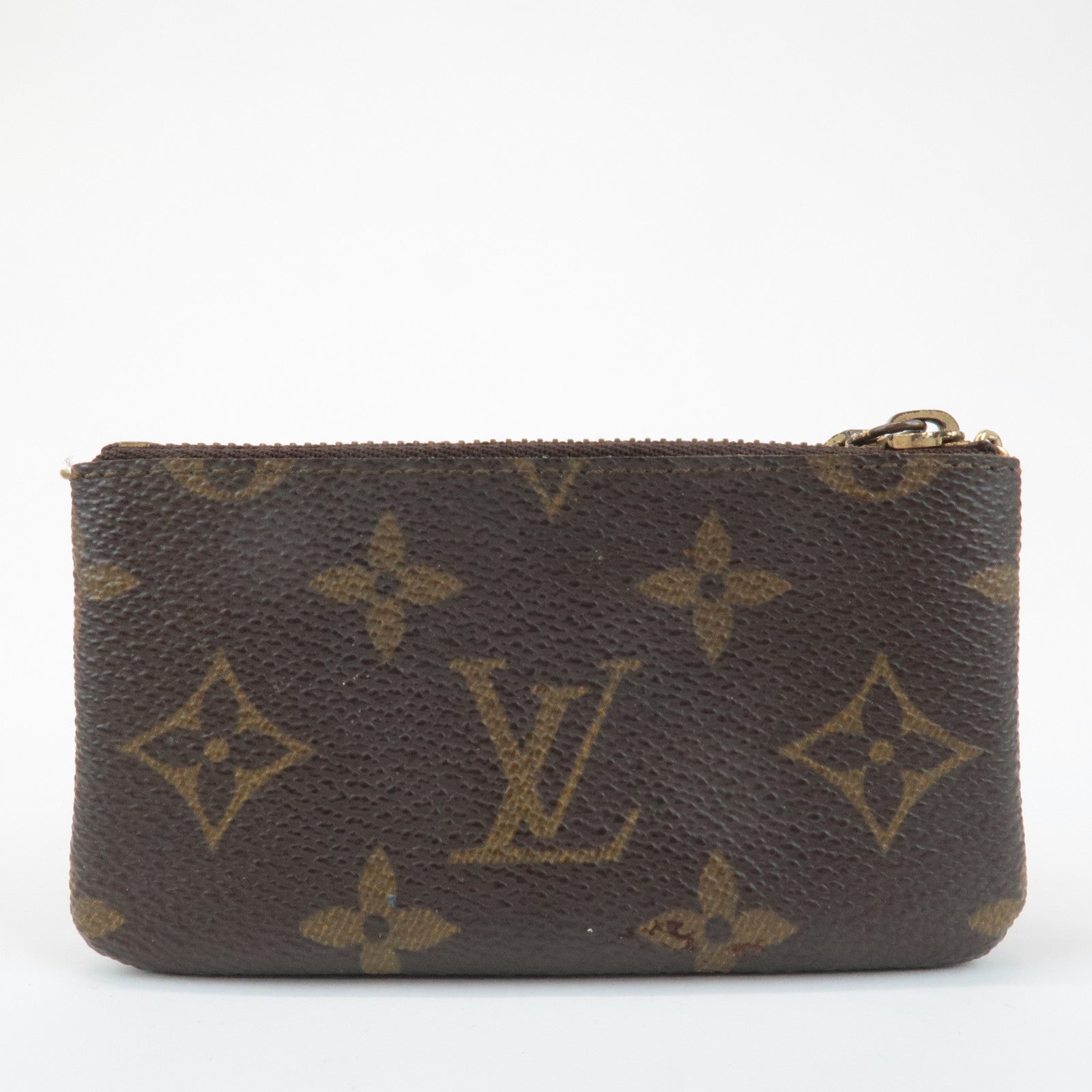 Louis Vuitton Monogram Pochette Cles Coin Case Key Case M62650