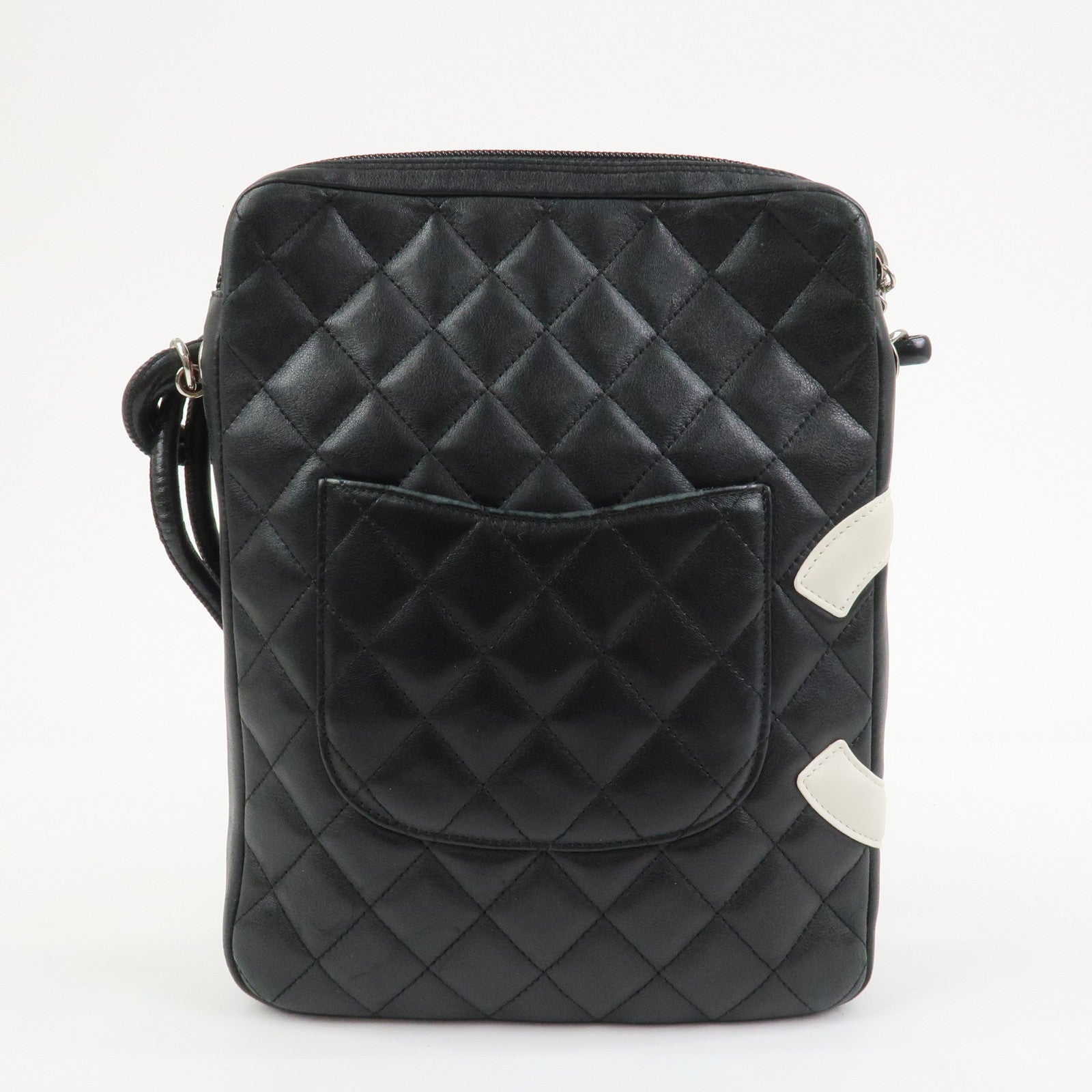 CHANEL Cambon Line Lambskin Medium Pochette Shoulder Bag A25178