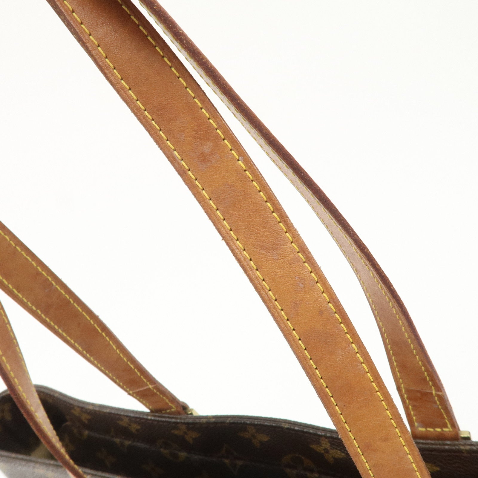 Louis Vuitton Monogram Luco Tote Bag Hand Bag Brown M51155 Used