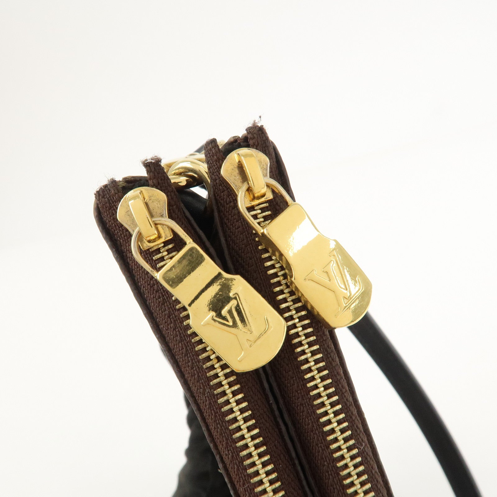 Louis Vuitton Monogram Reverse Pochette Double Zip Bag M69203