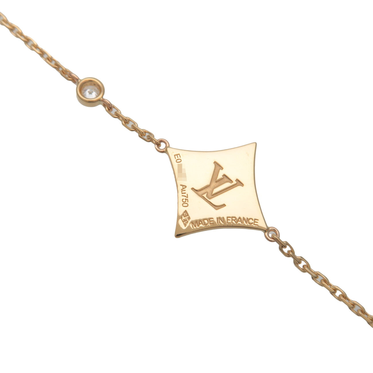 Louis Vuitton Star Blossom BB Diamond 750YG Onyx 1P Diamond Q95677