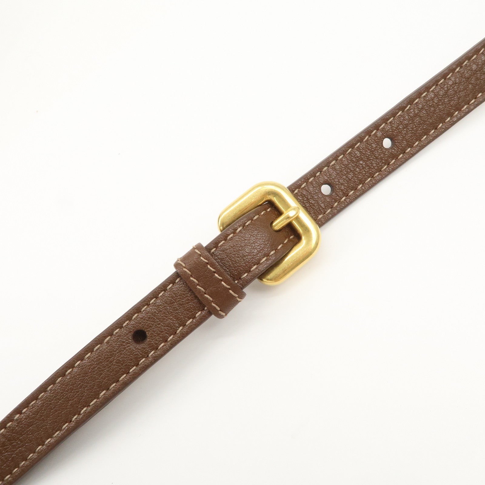 PRADA Logo Nylon Leather 2Way Tote Bag Shoulder Bag Brown BN1841