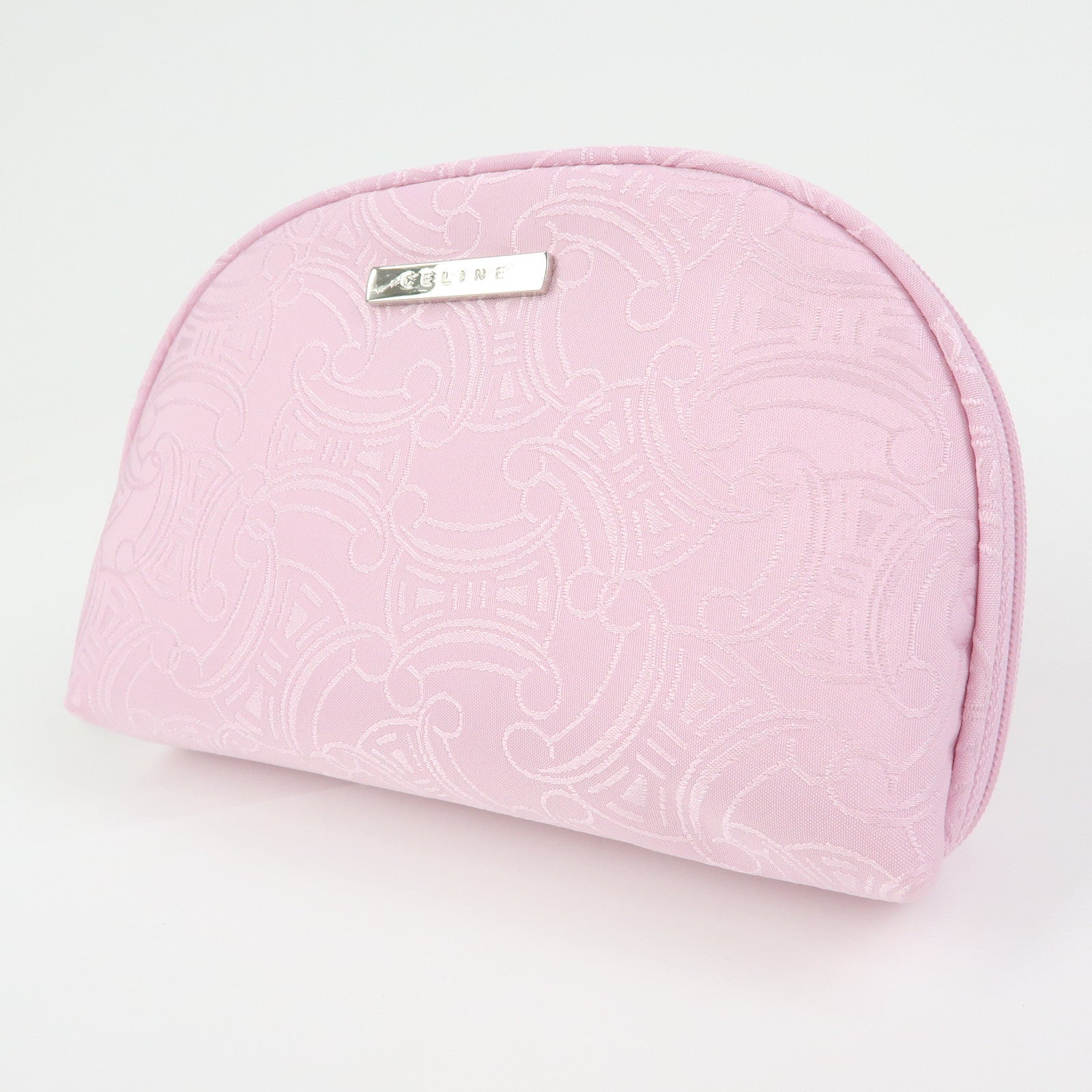 CELINE Macadam Set of 2 Canvas Cotton Cosmetic Case Mini Towel Pink