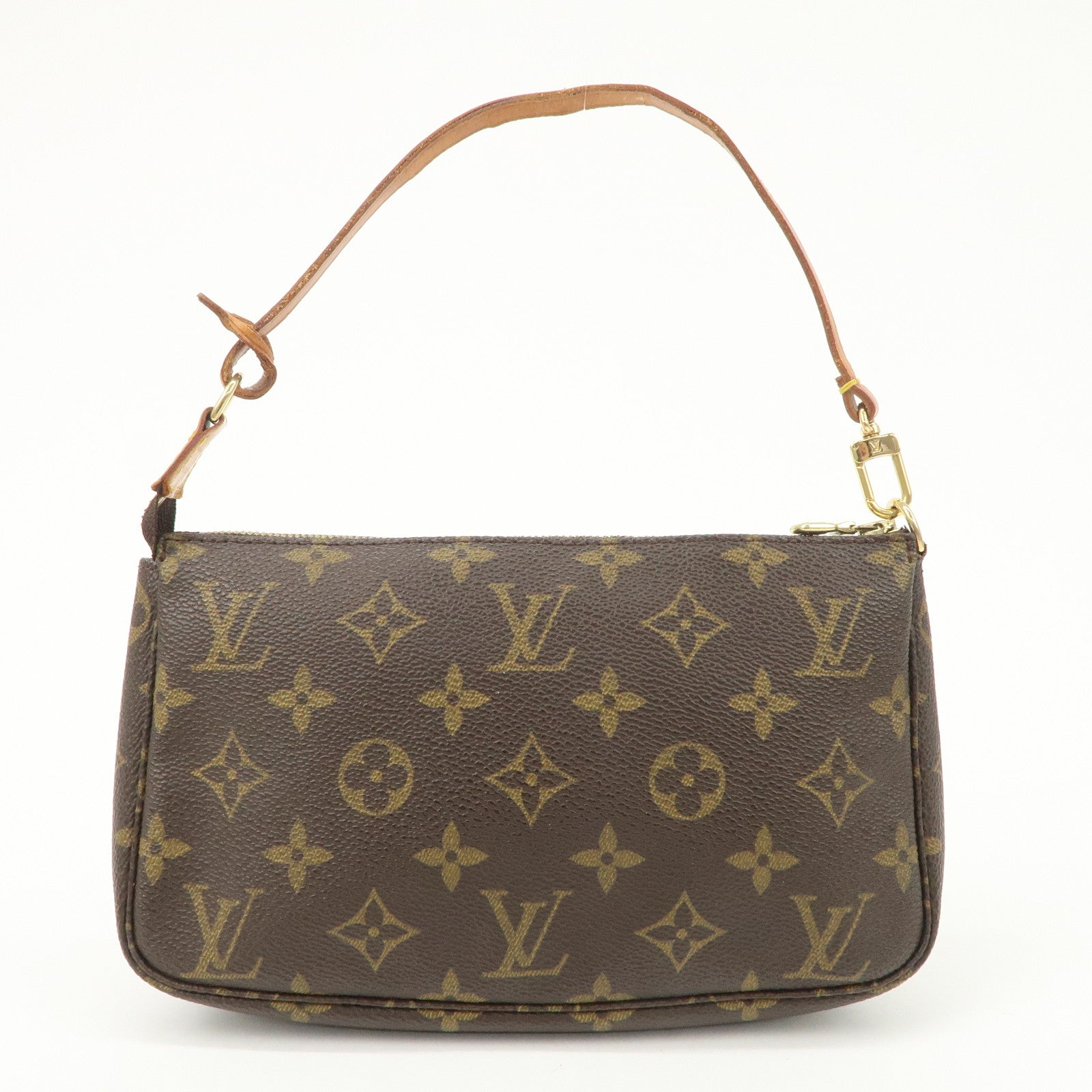 Louis Vuitton Monogram Pochette Accessoires Hand Bag Brown M51980
