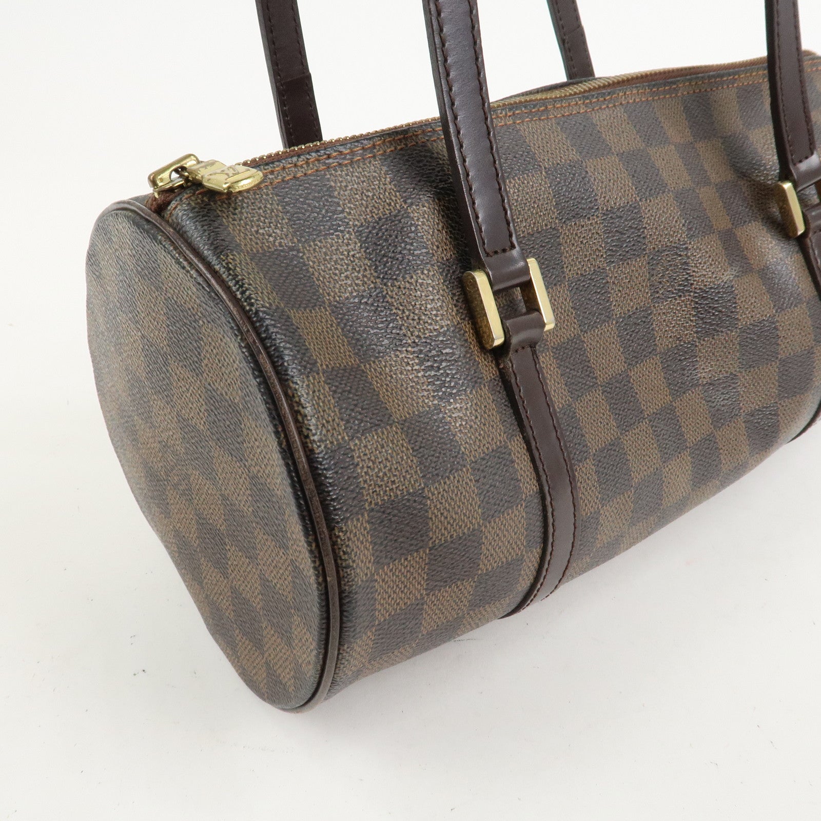 Louis Vuitton Damier Ebene Papillon 30 Hand Bag Brown N51303