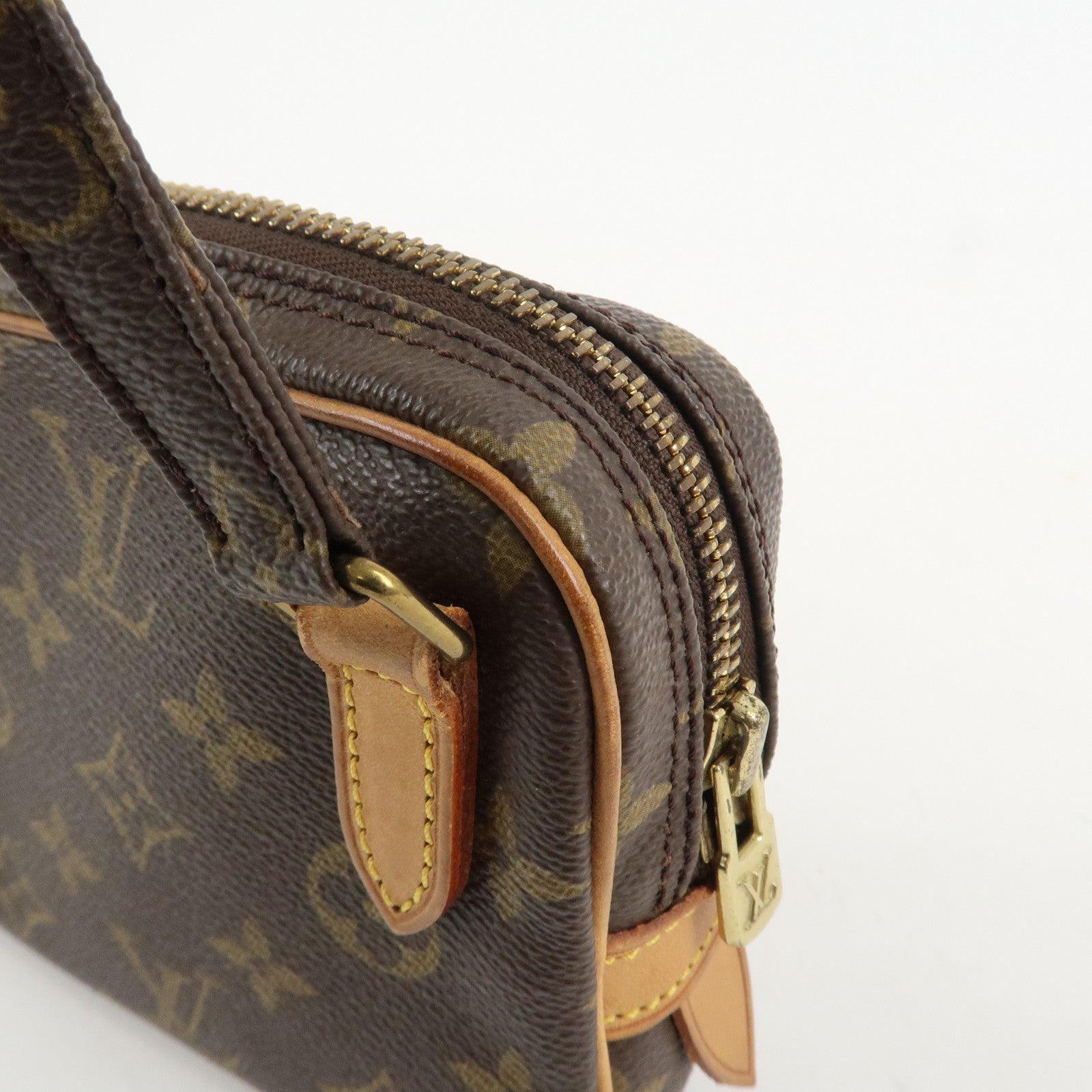 Louis Vuitton Monogram Pochette Marly Bandouliere Bag Brown M51828
