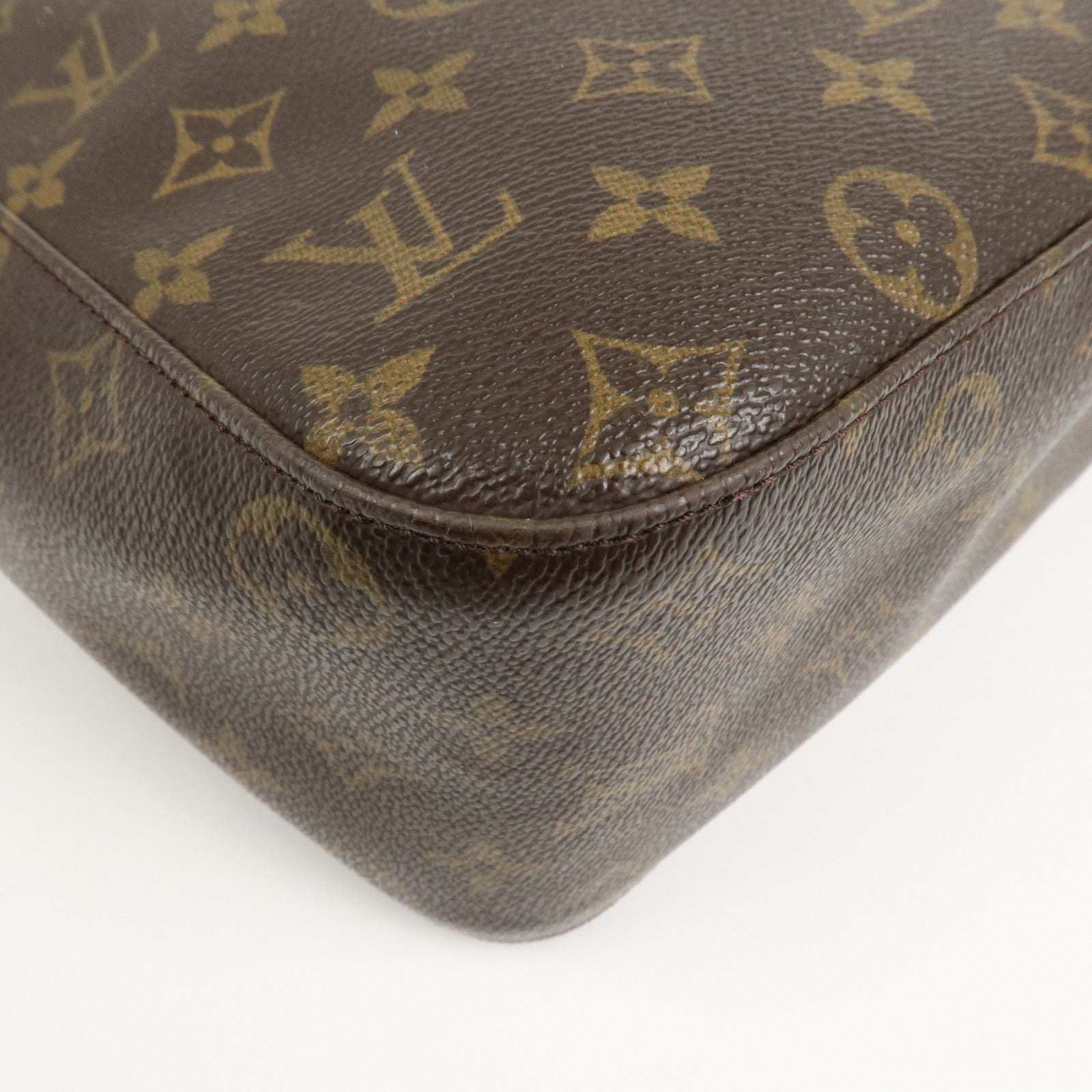 Louis Vuitton Monogram Looping GM Shoulder Bag Brown M51145