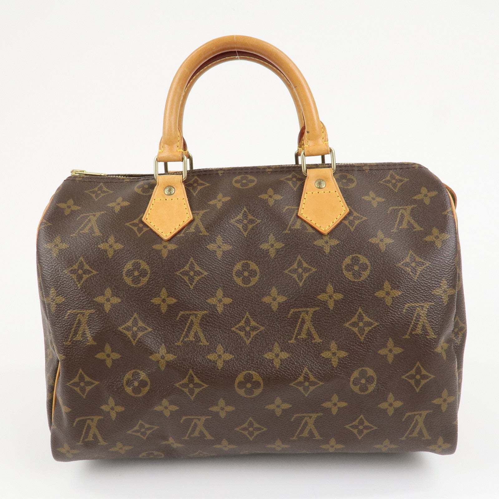 Louis Vuitton Monogram Speedy 30 Boston Bag Hand Bag Brown M41526