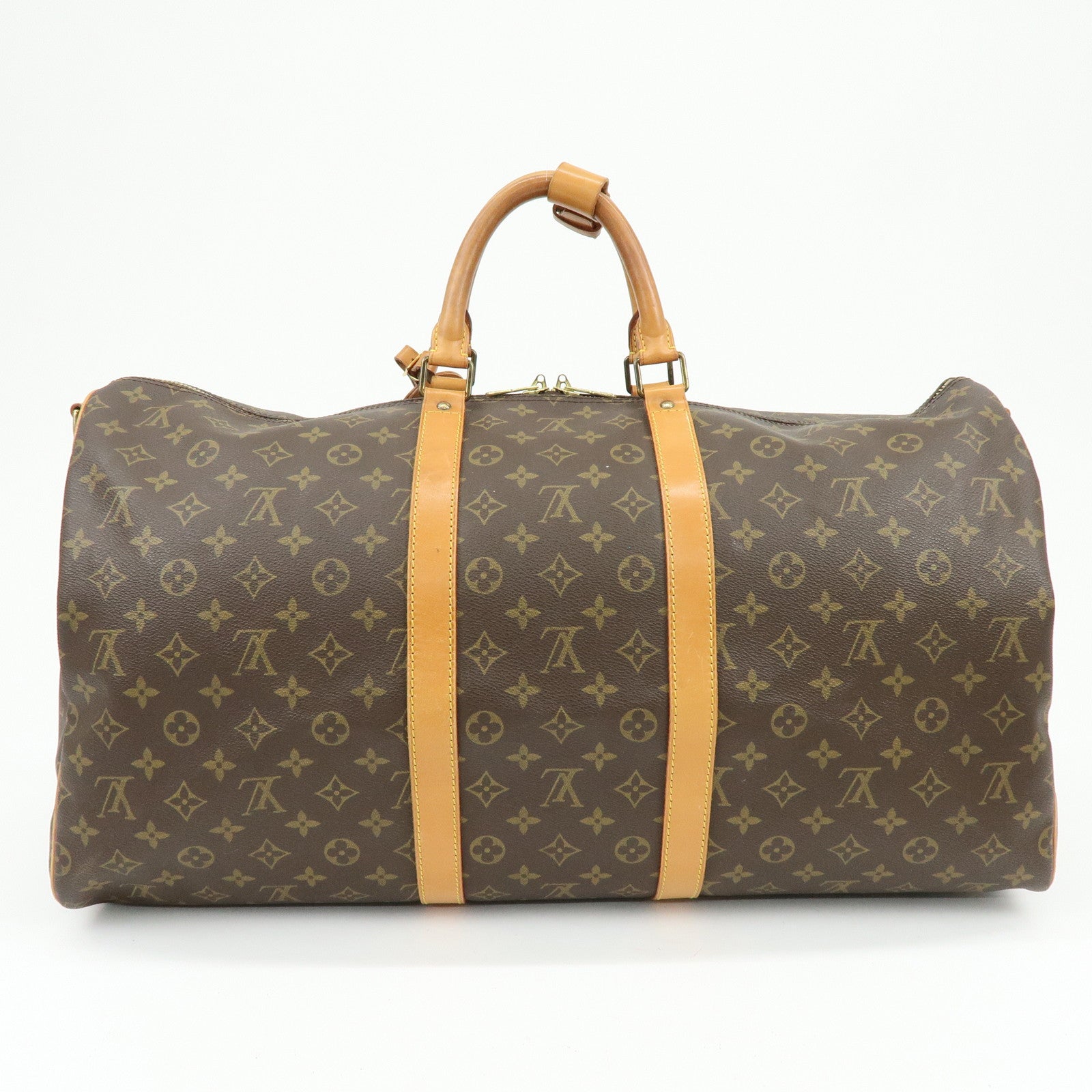Louis Vuitton Monogram Keep All Bandouliere 55 Boston Bag M41414