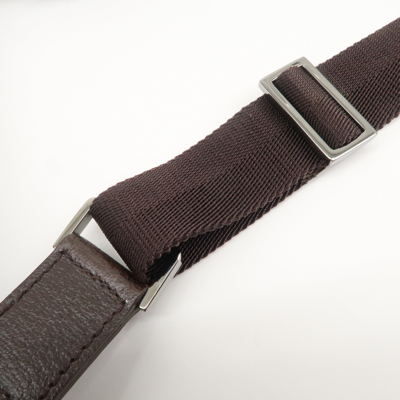 GUCCI GG Canvas Leather Shoulder Bag Crossbody Bag Beige 122793