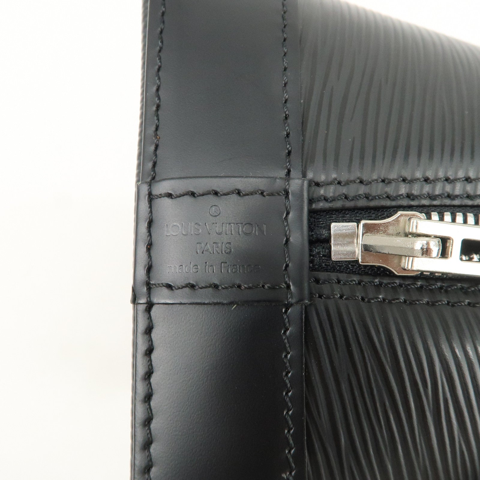 Louis Vuitton Epi Leather Alma PM Hand Bag Noir Black M52802