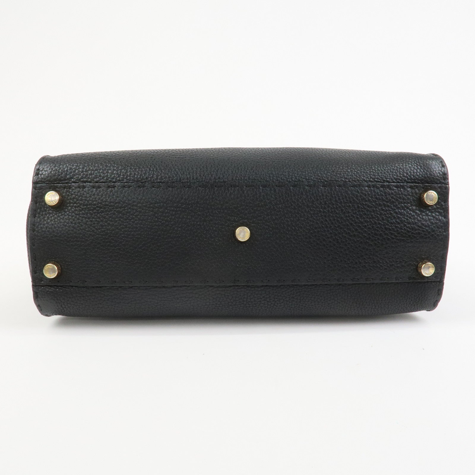 FENDI Selleria Peekaboo Leather 2Way Bag Hand Bag Shoulder Bag